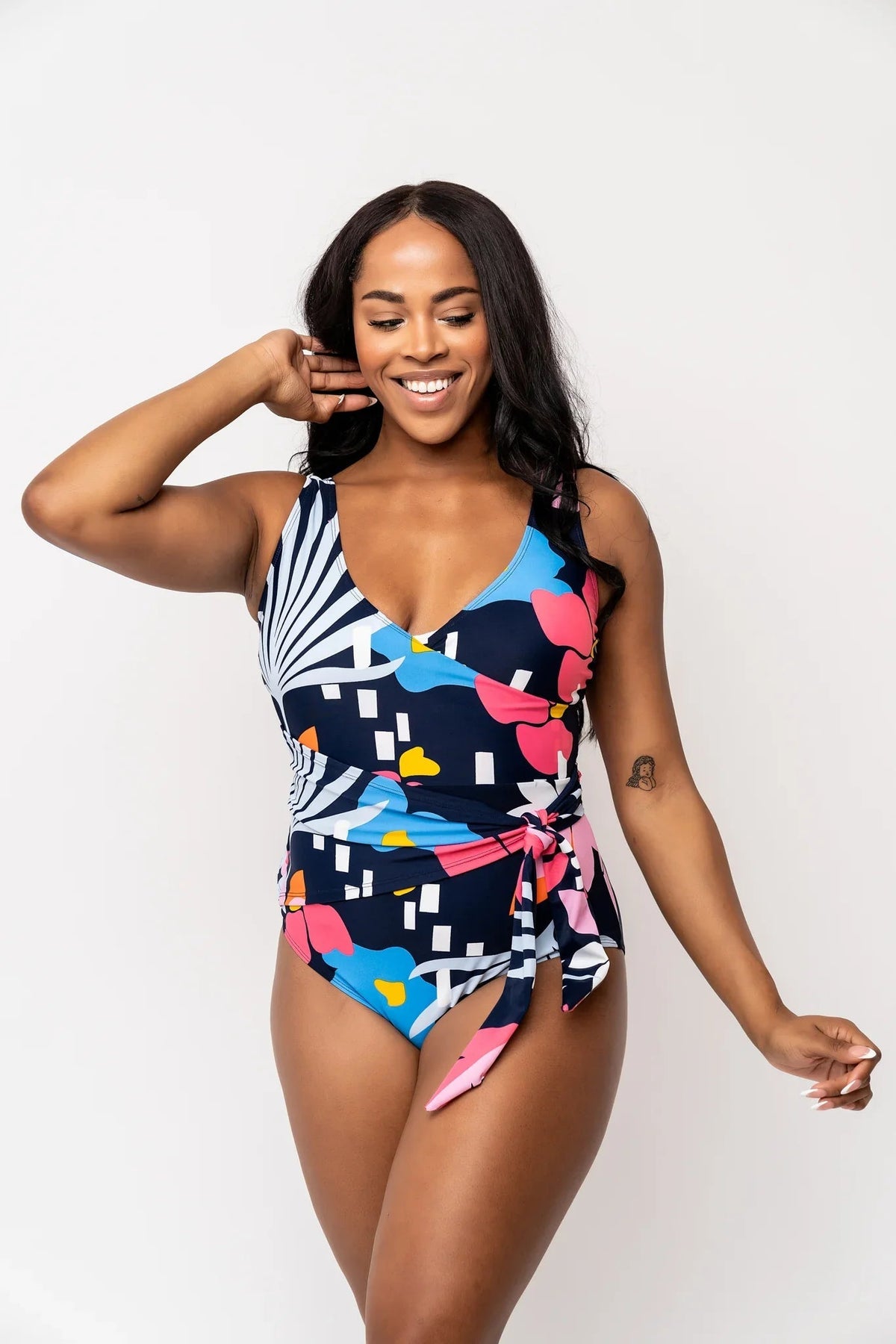 Palm Beach One Piece | Blue Wave Floral