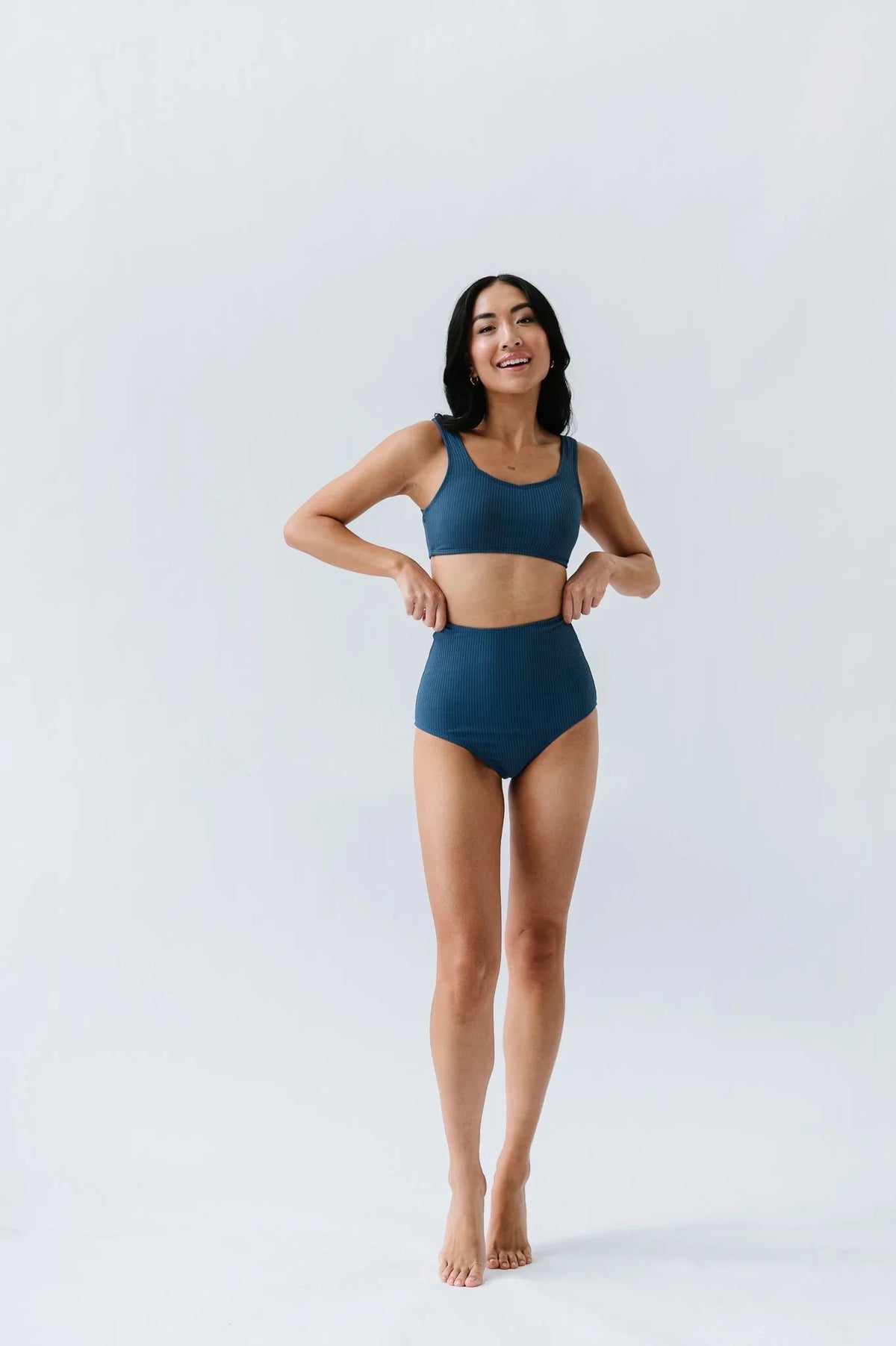 Seashell Top | Deep Blue