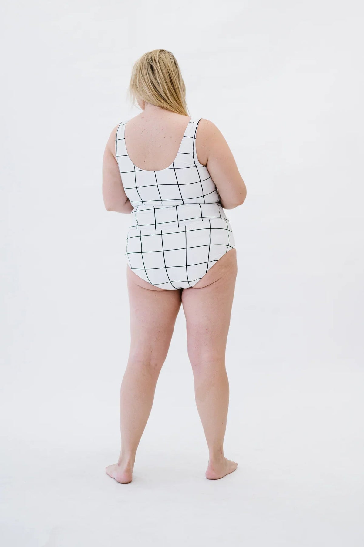 Vacationer Bottom | White Windowpane