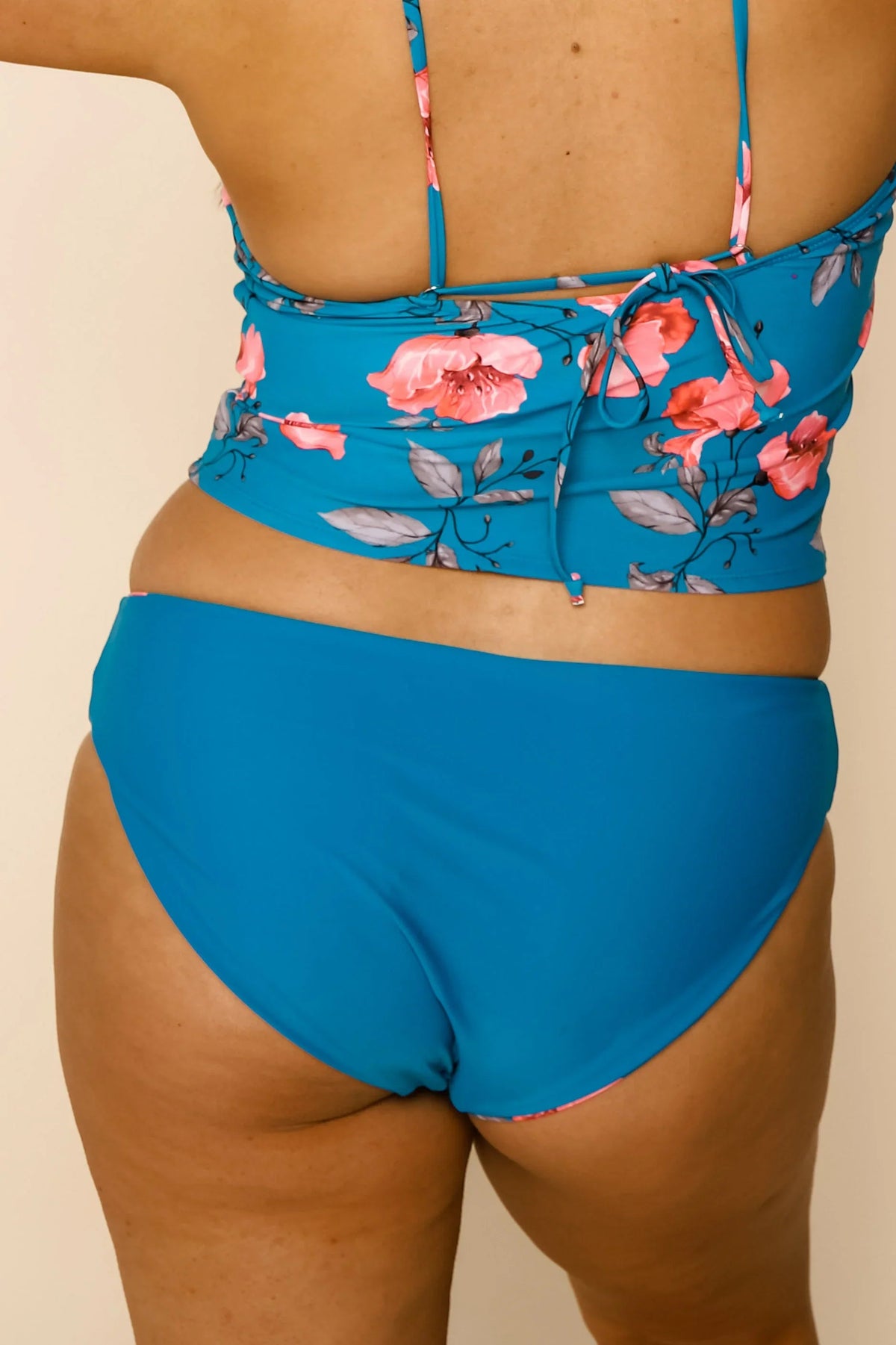Breeze Reversible Bottoms | Blue/Blue Floral | Final Sale