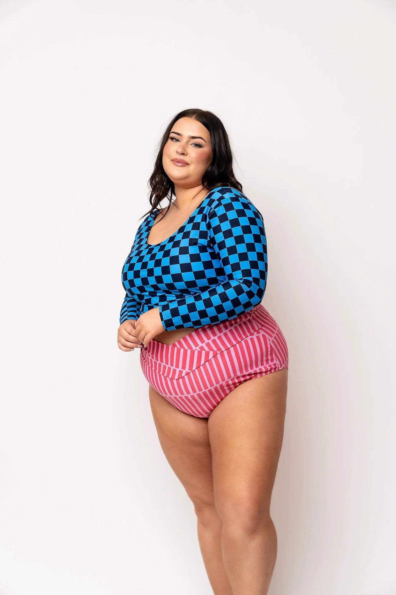  Surfer Top | Blue Check