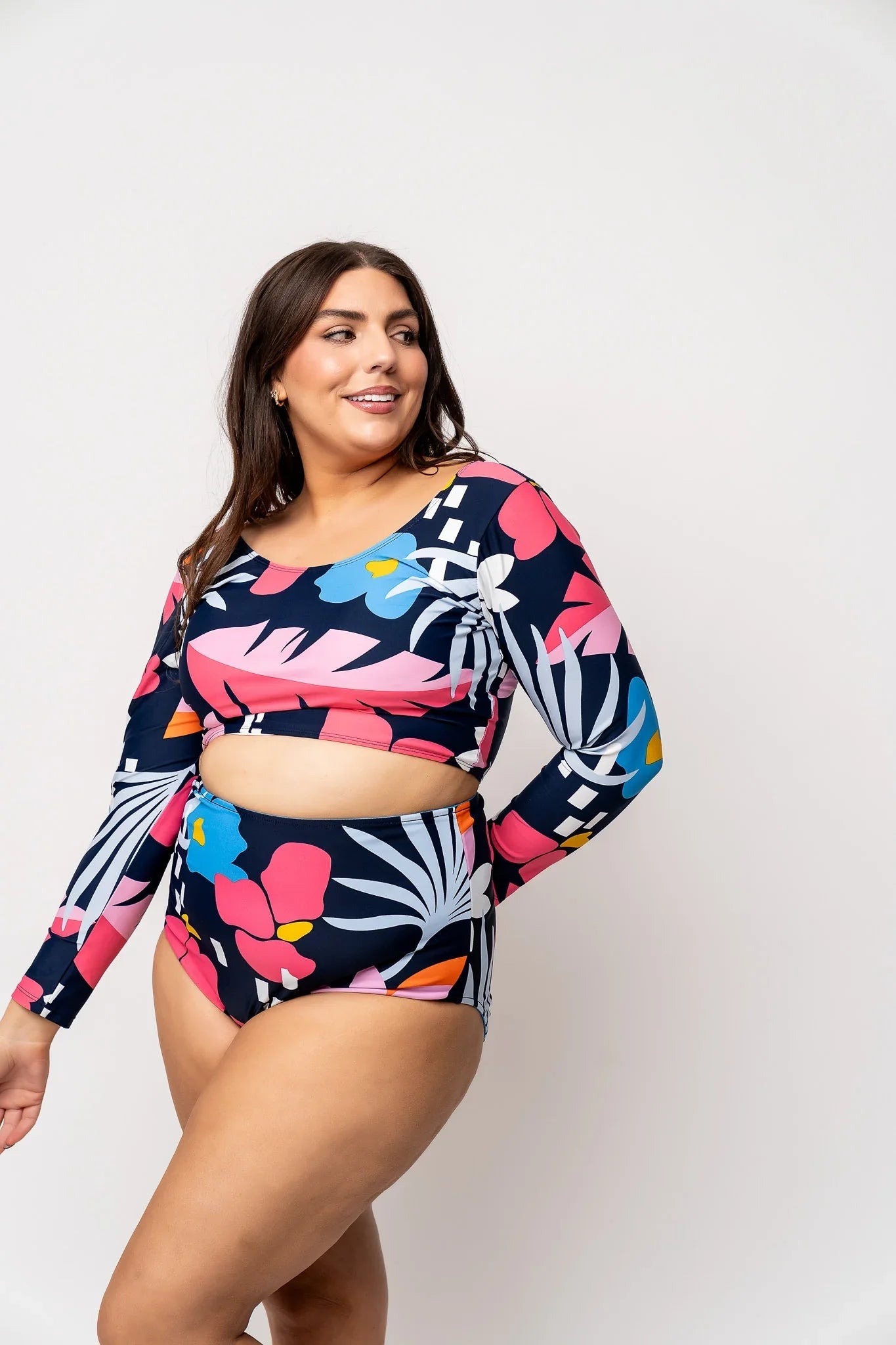  Surfer Top | Blue Wave Floral