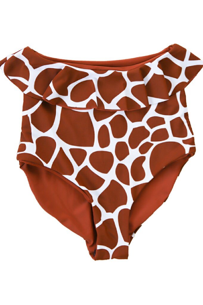  Cabana Reversible Bottoms | Giraffe & Sienna | Final Sale