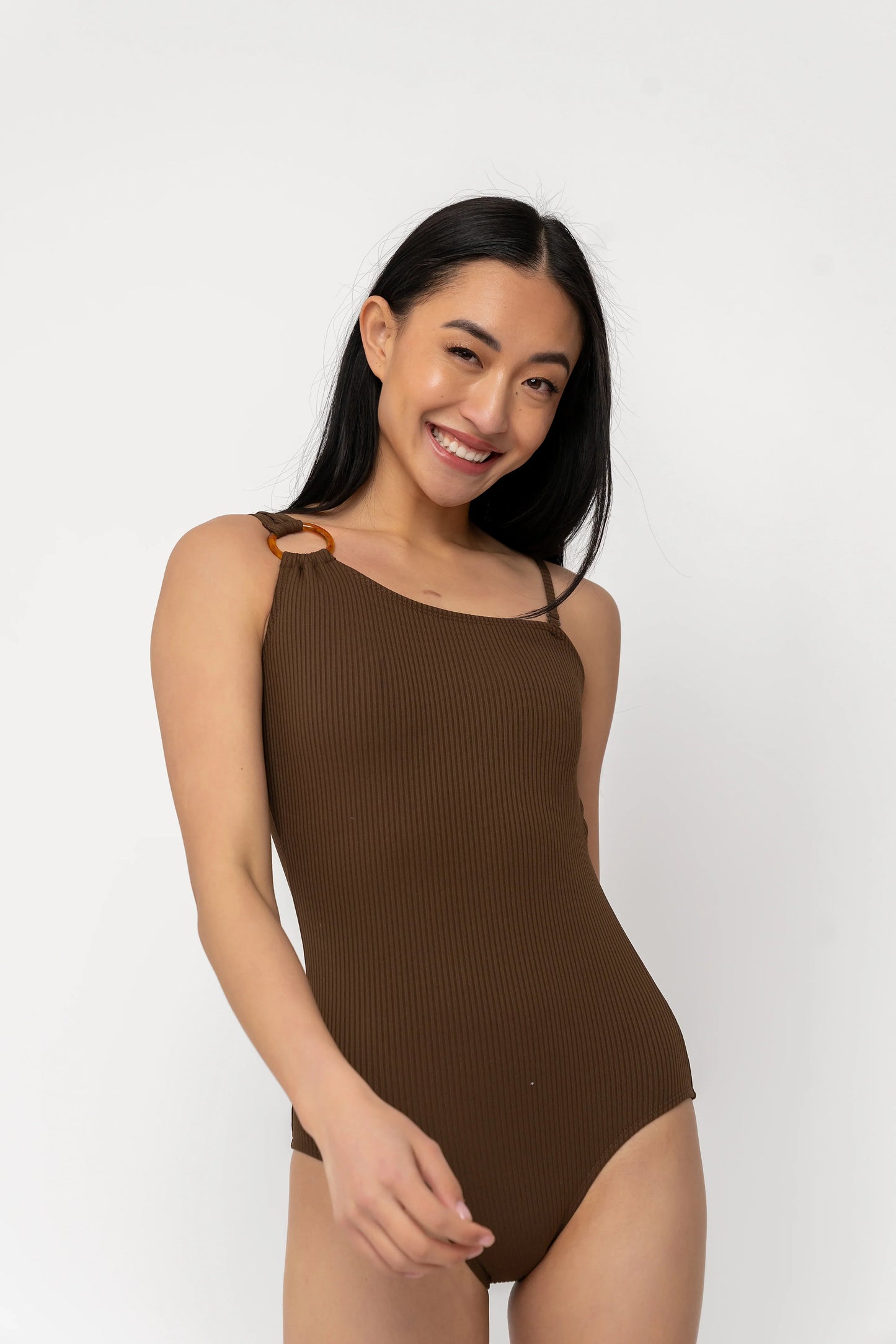  Ripple One Piece | Chocolate