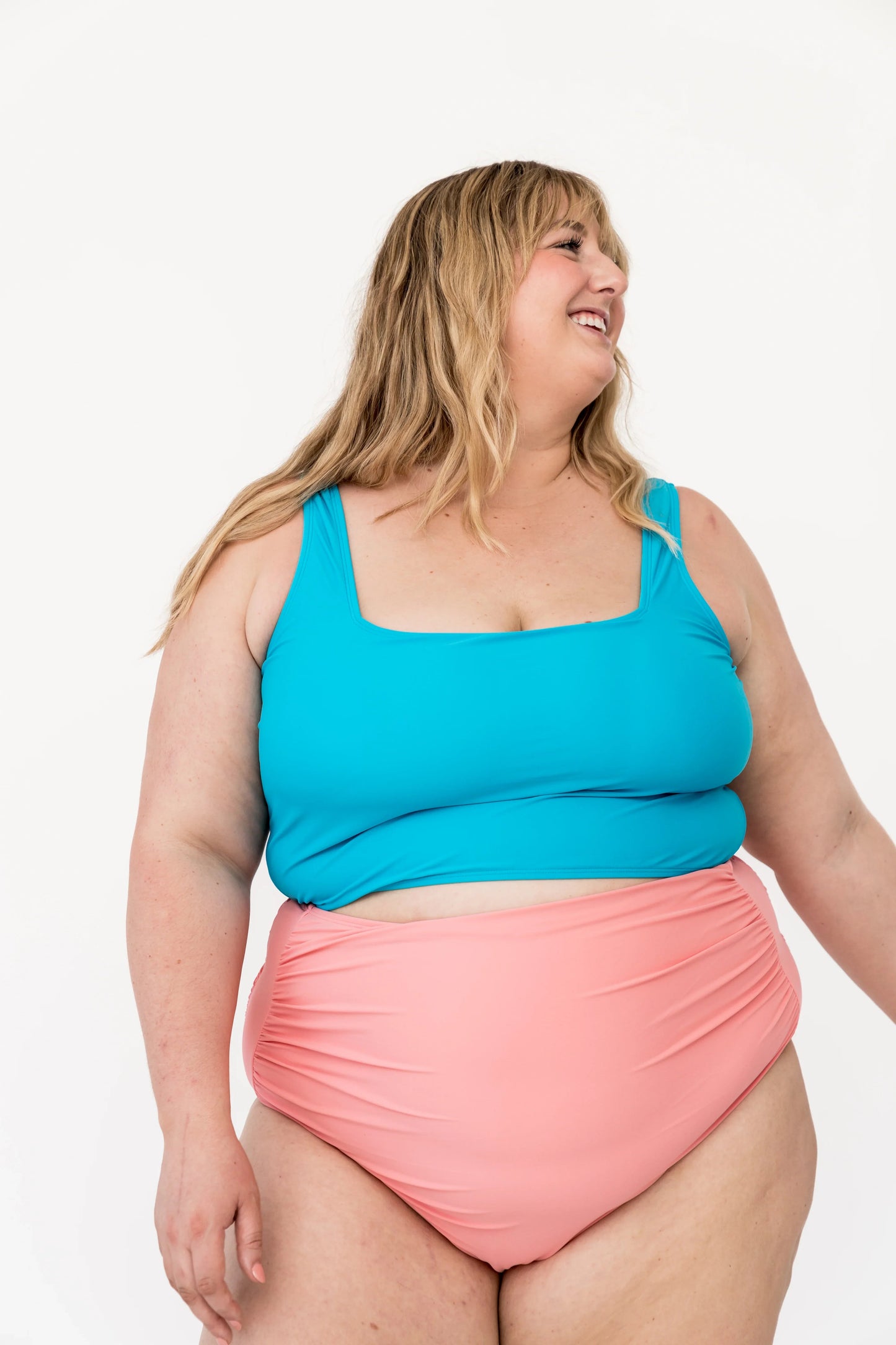  High Rise Barefoot Bottom | Pink Pearl