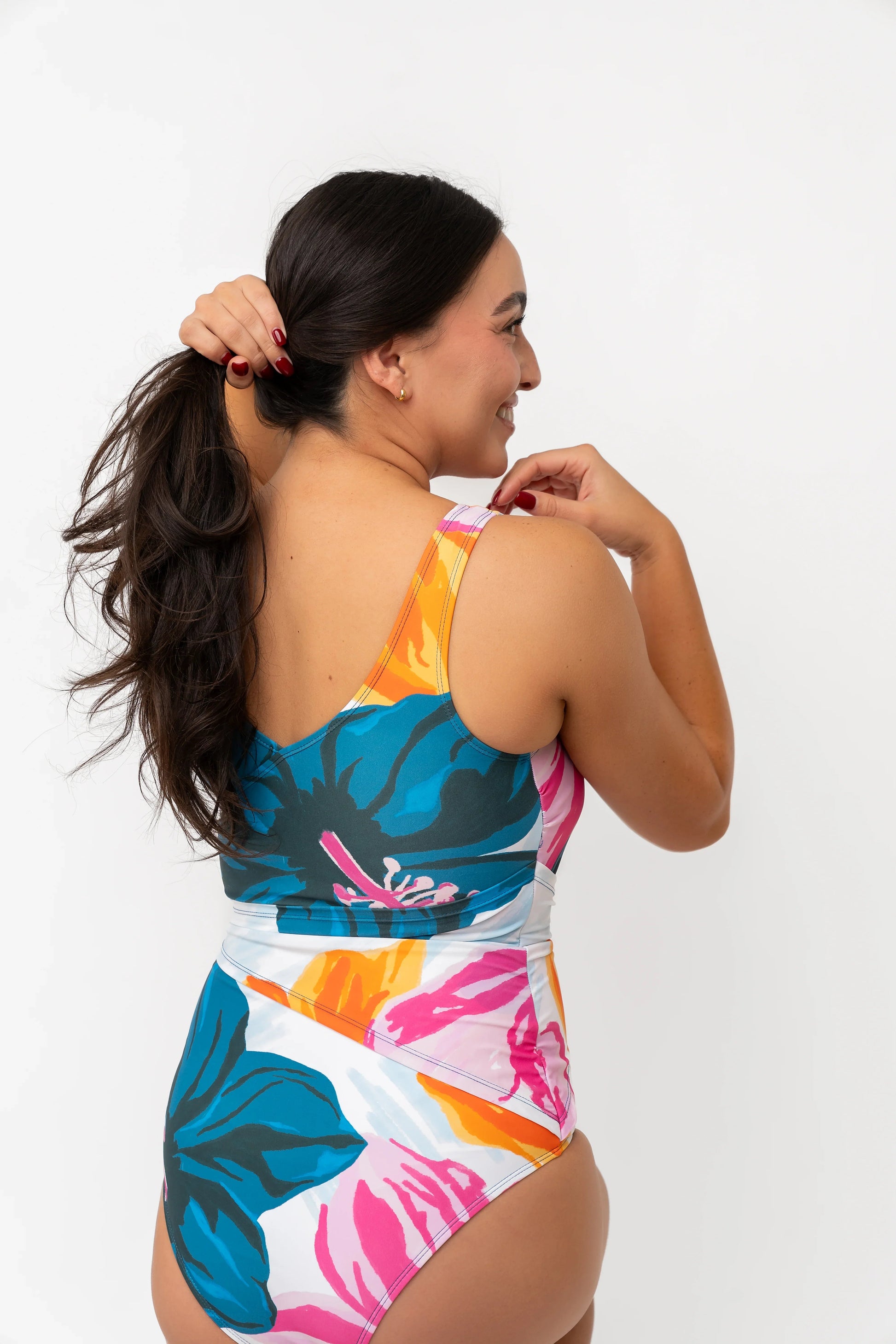  Palm Beach One Piece | Floral Fusion Floral