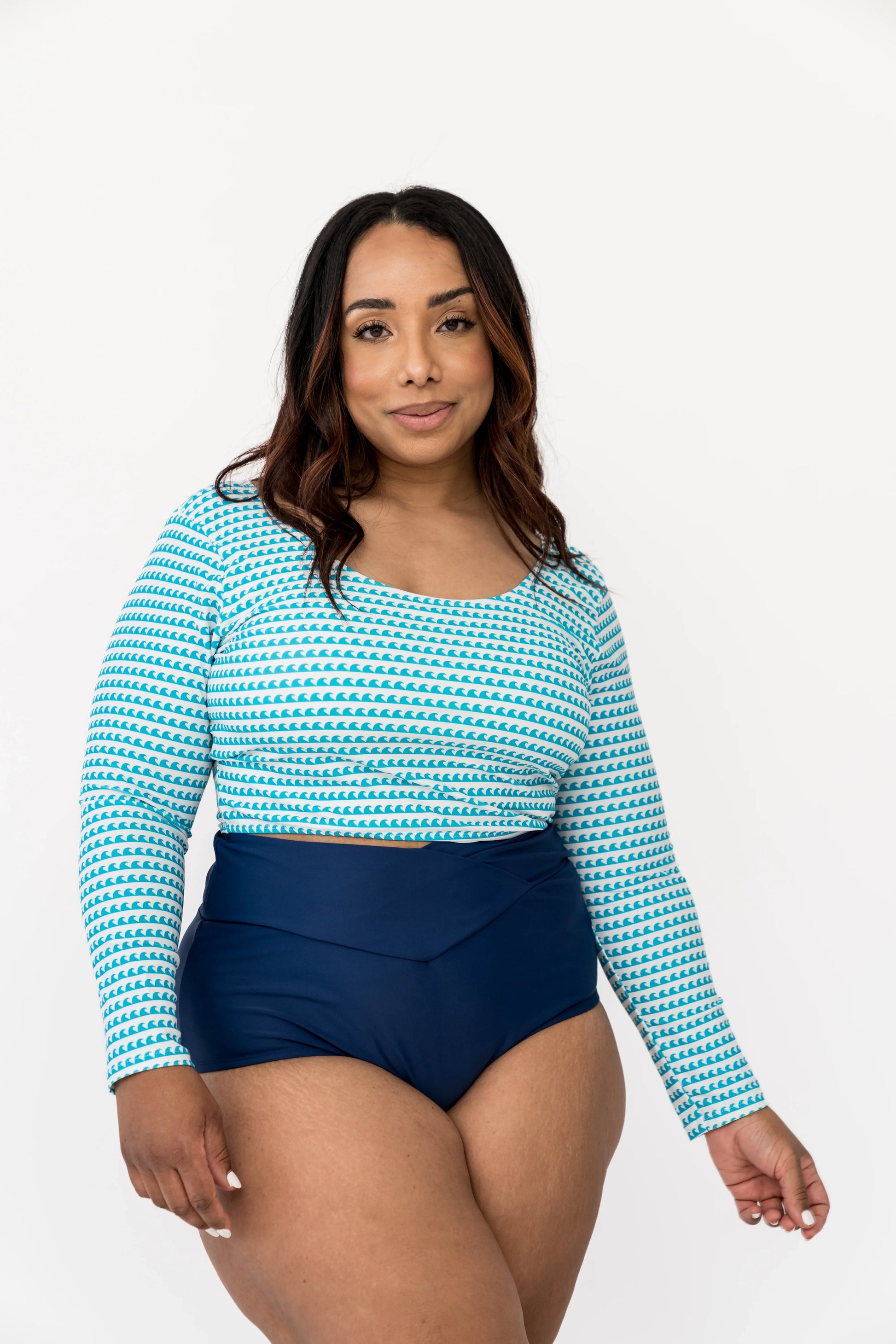  Surfer Top | Aquamarine Wave