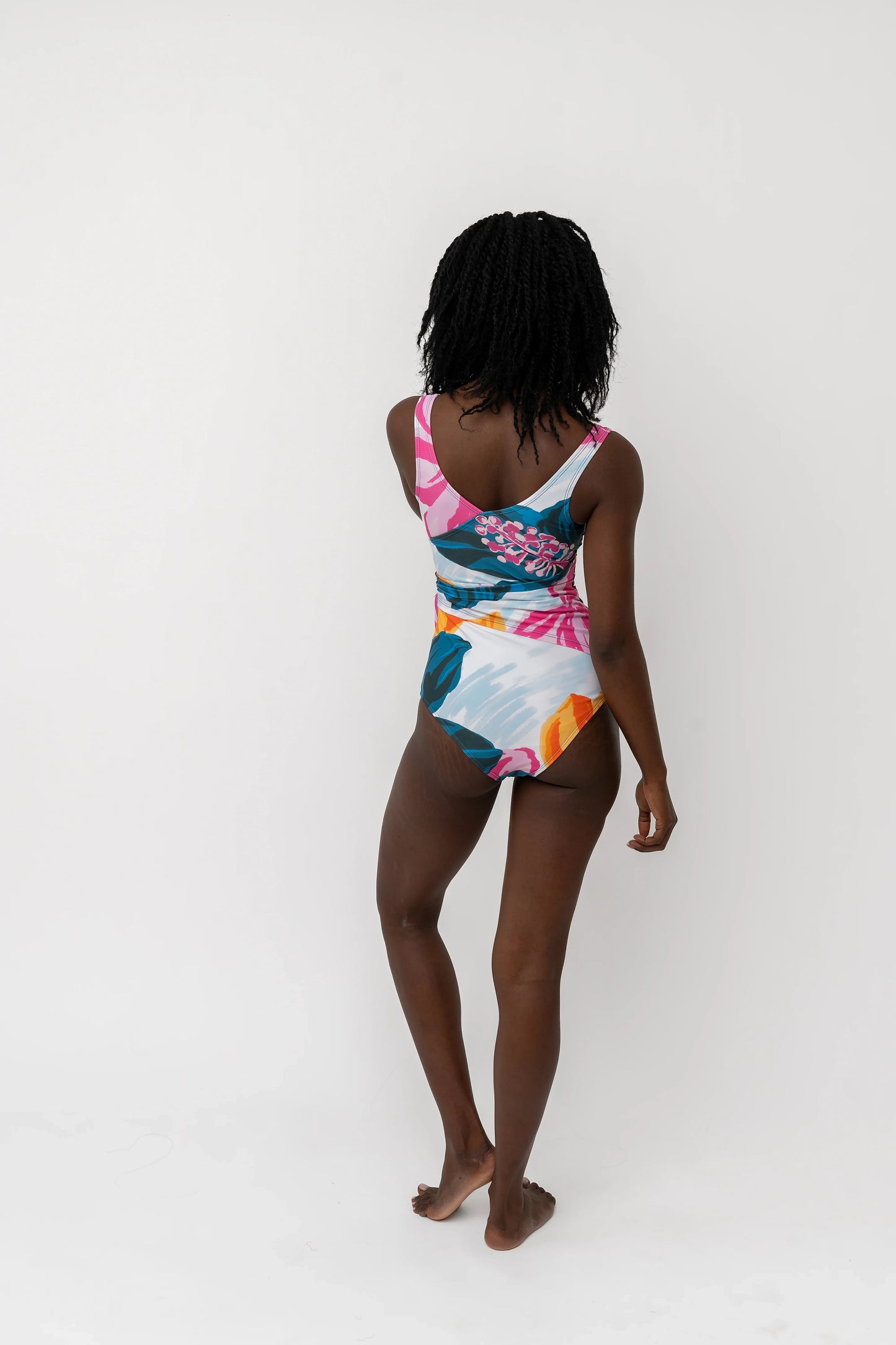  Palm Beach One Piece | Floral Fusion Floral