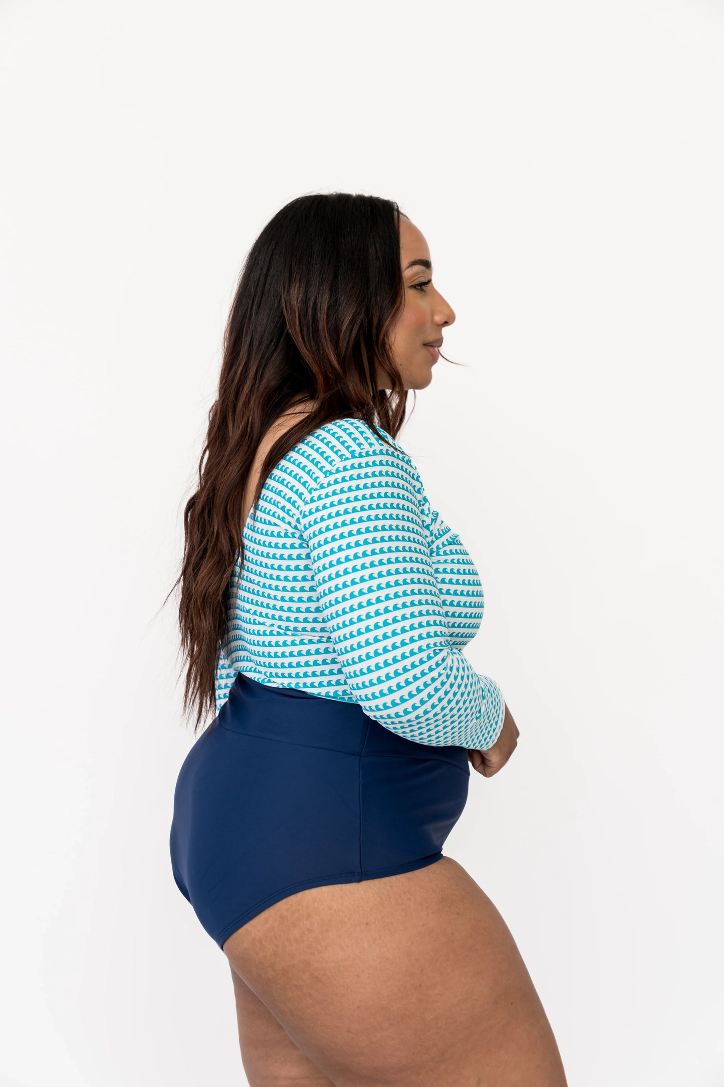  Surfer Top | Aquamarine Wave