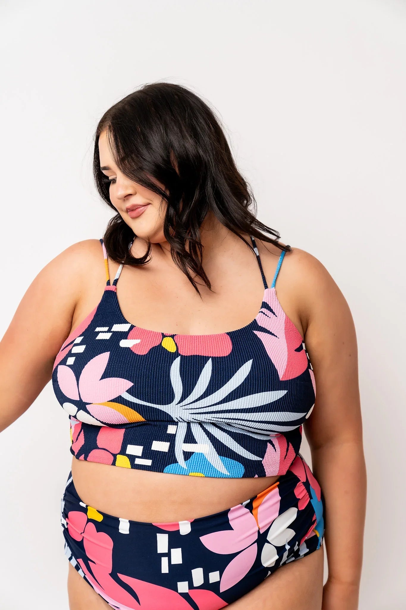  Destination Top | Blue Wave Floral