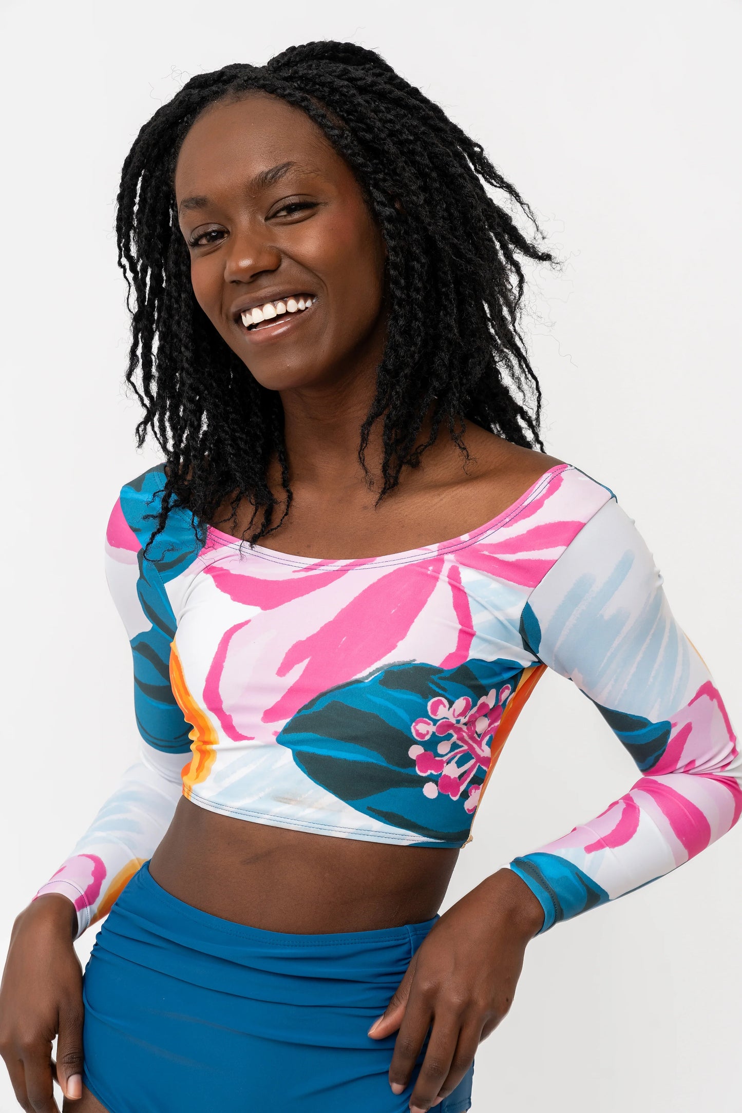  Surfer Top | Floral Fusion