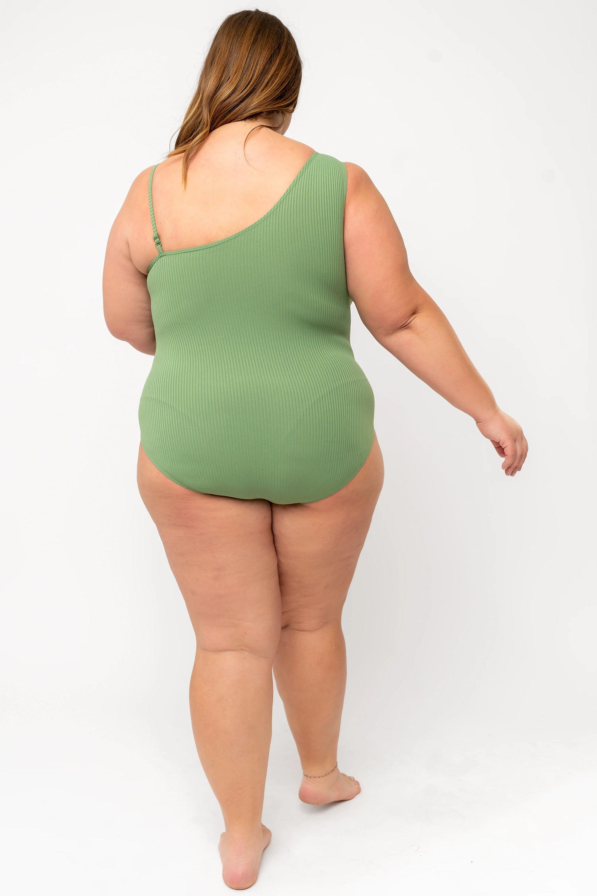  Ripple One Piece | Dark Sage