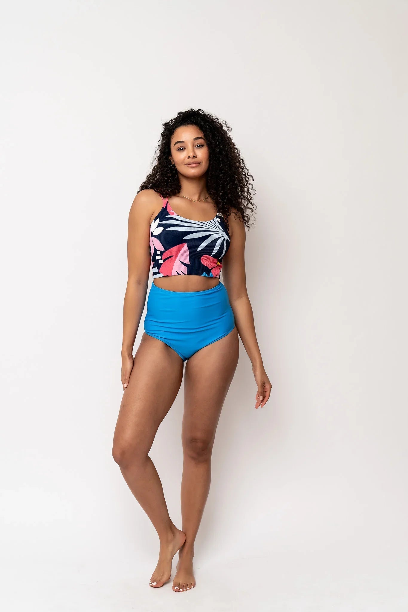  Destination Top | Blue Wave Floral