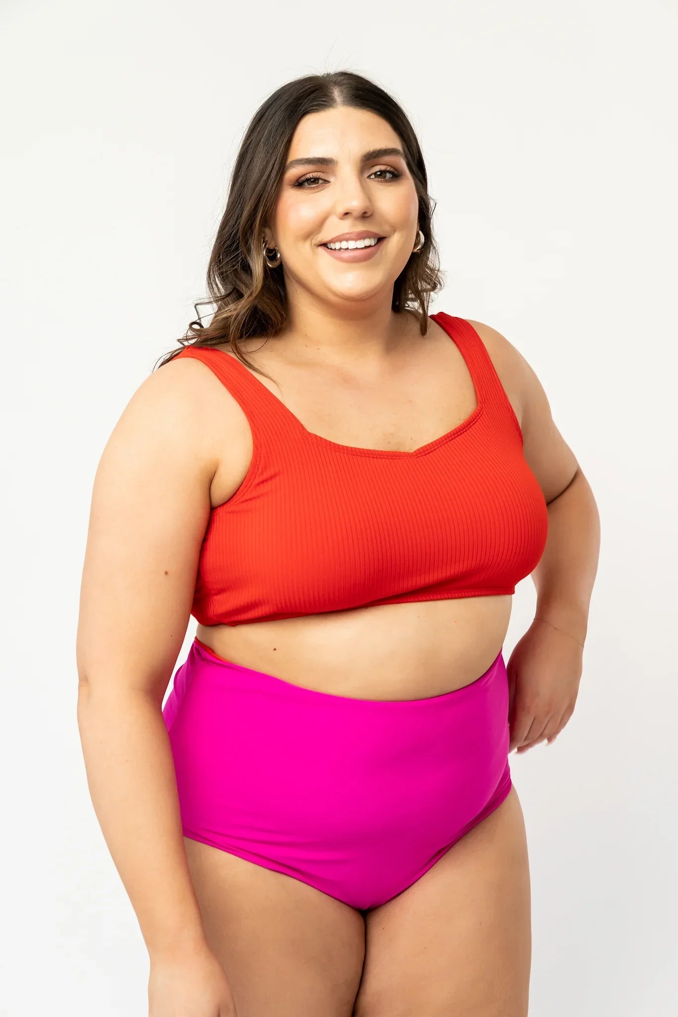  Seashell Top | Poppy Red