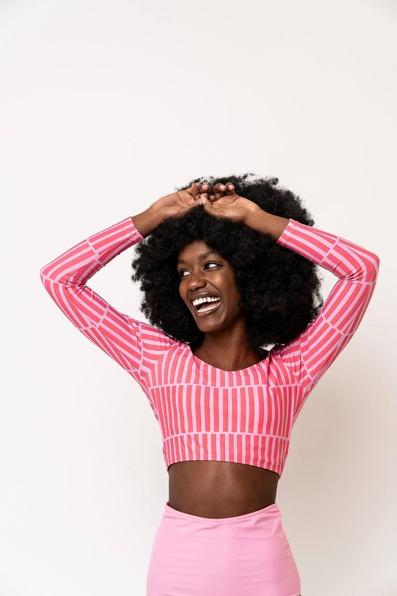  Surfer Top | Pink Stripe