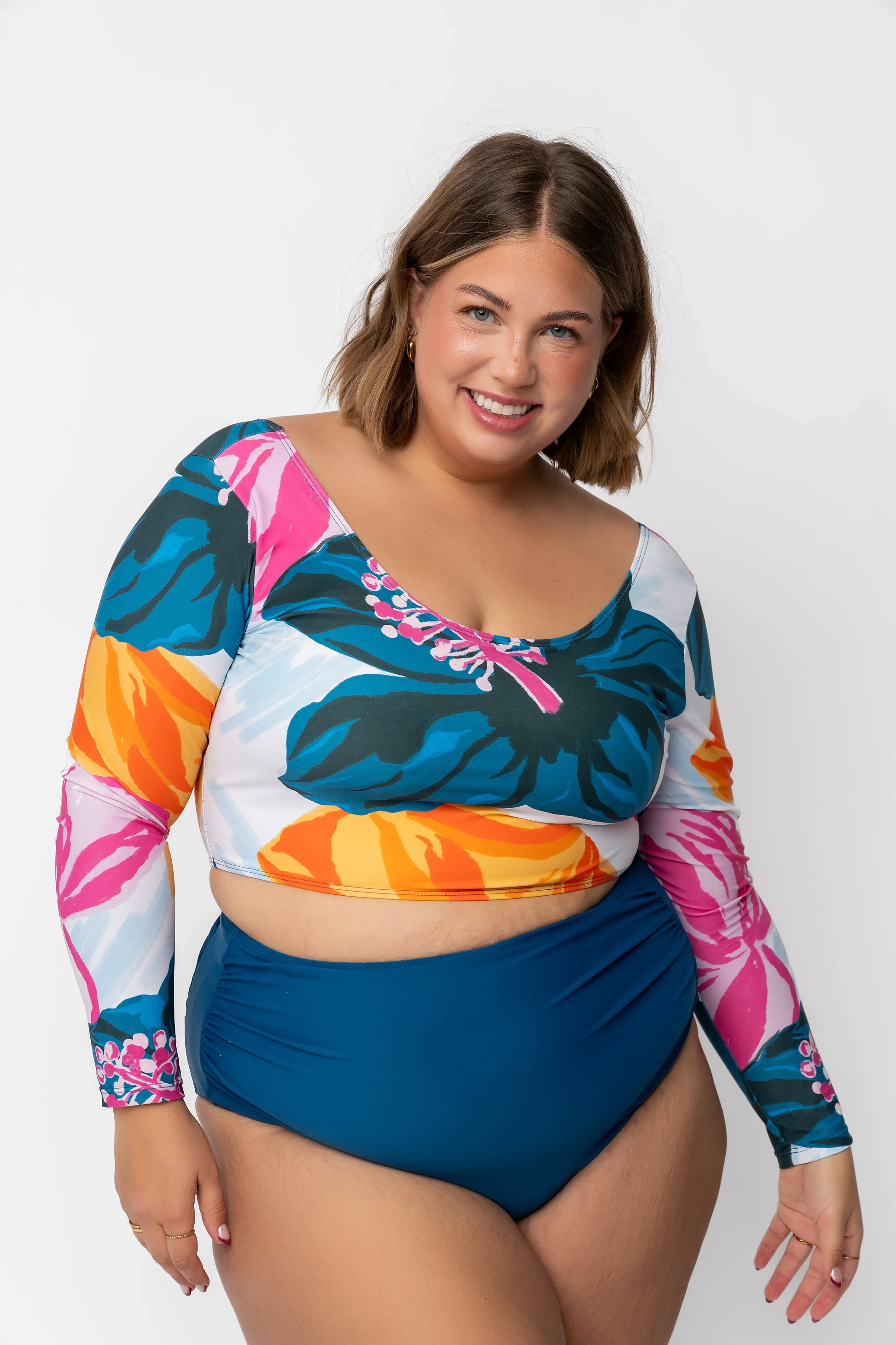  Surfer Top | Floral Fusion
