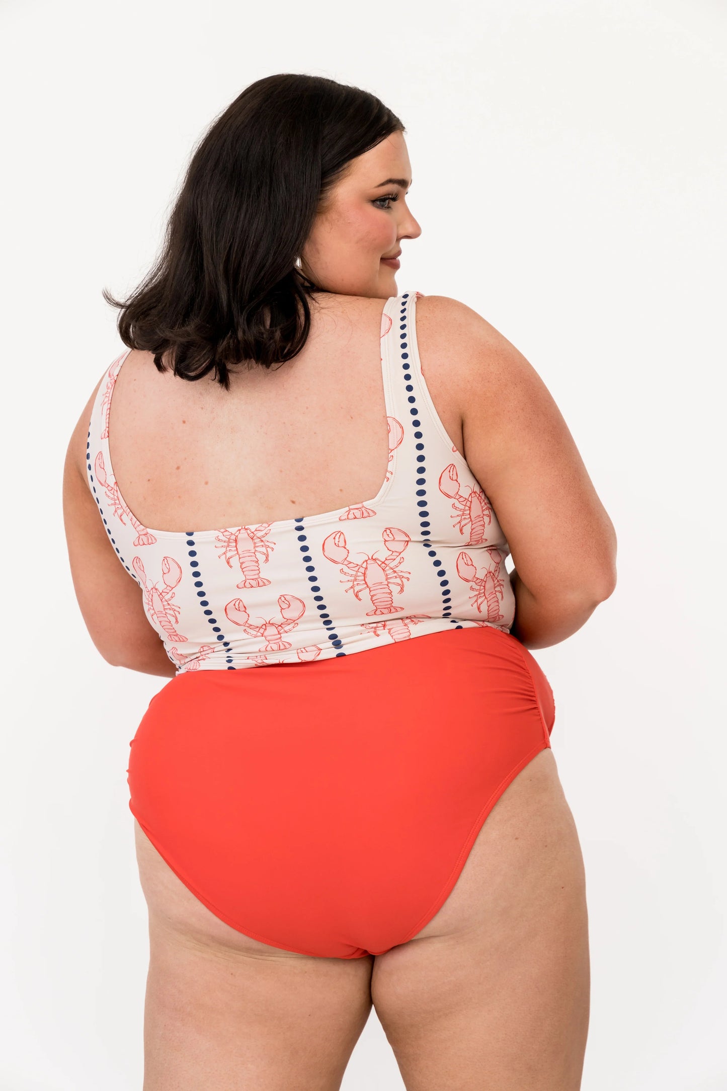  High Rise Barefoot Bottom | Nautical Red