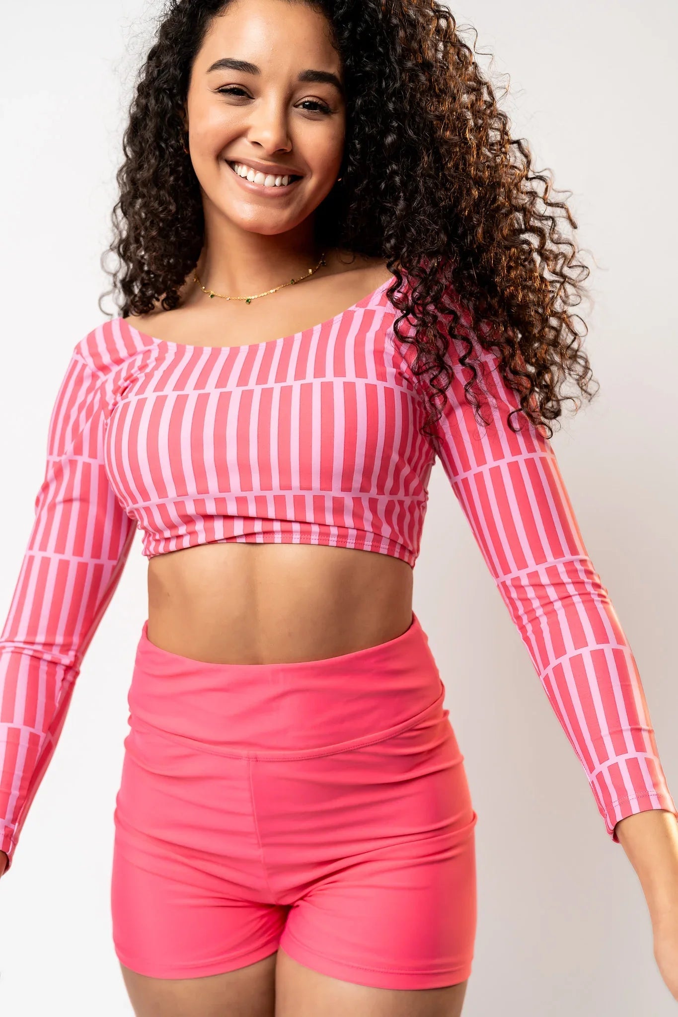  Surfer Top | Pink Stripe