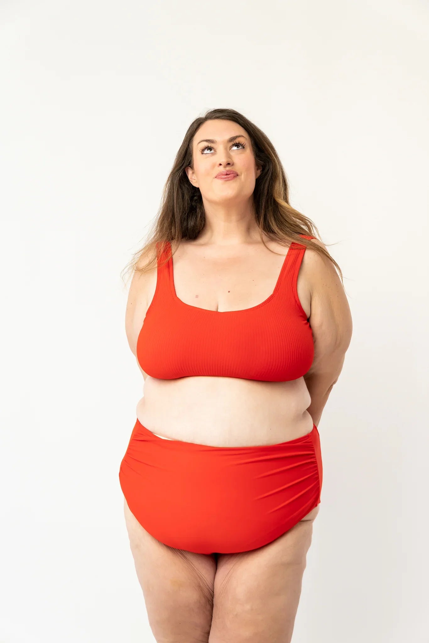  Seashell Top | Poppy Red