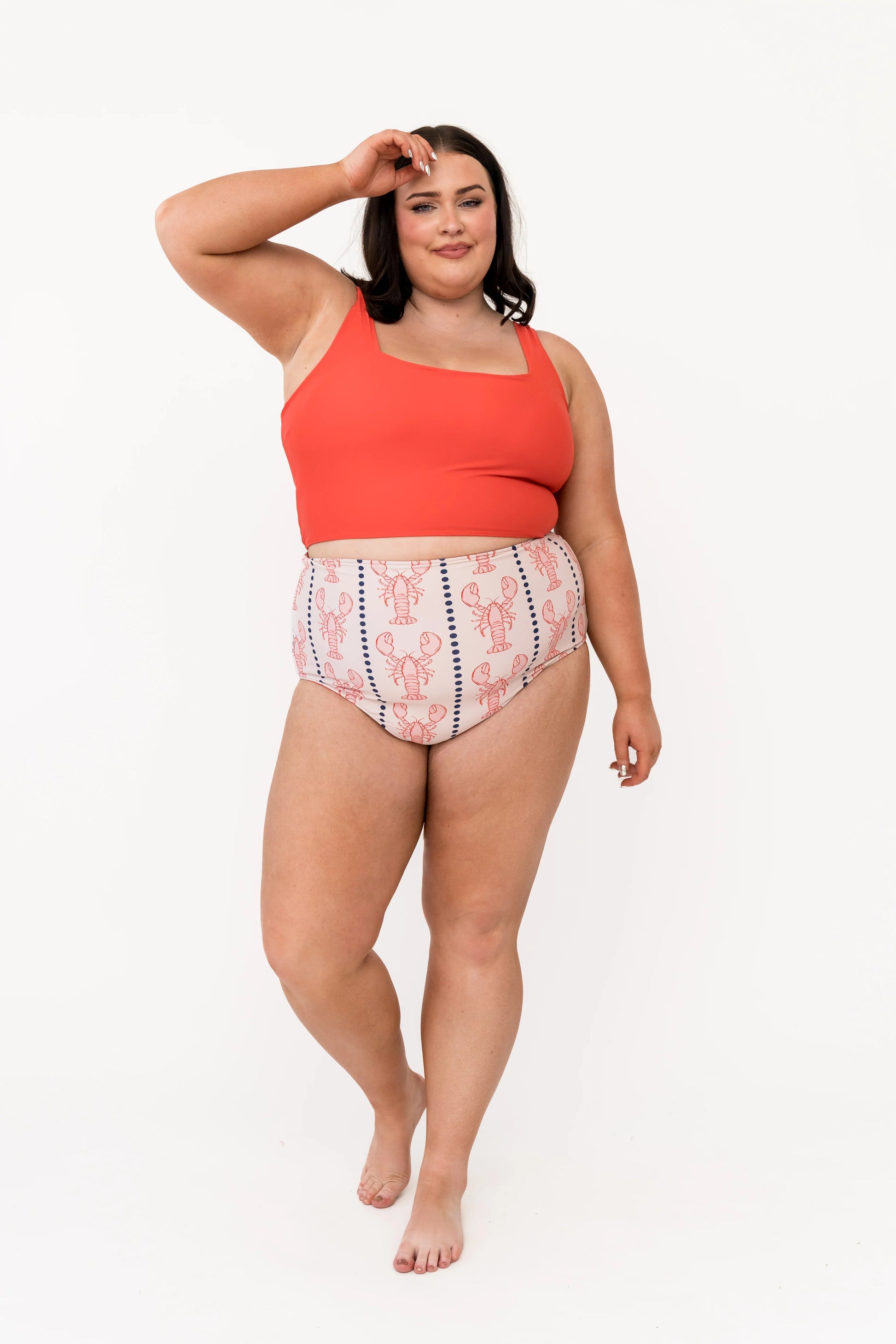  Leisure Reversible Bottom | Nautical Red Lobster