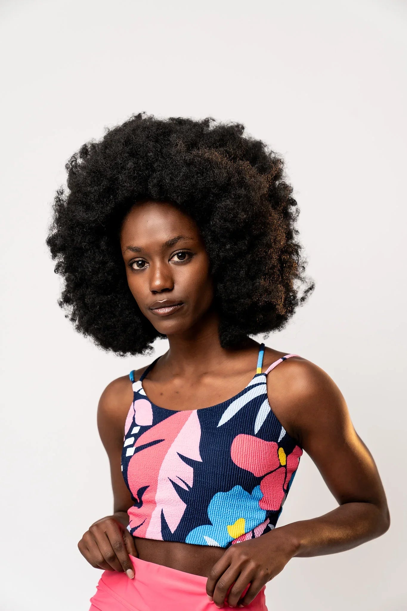  Destination Top | Blue Wave Floral