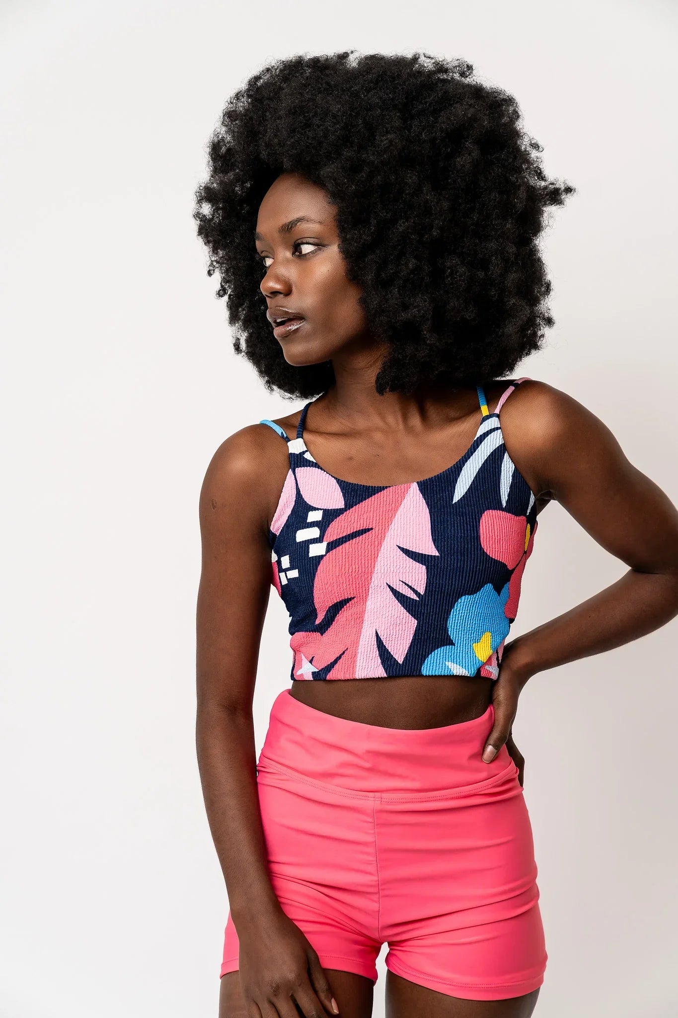  Destination Top | Blue Wave Floral