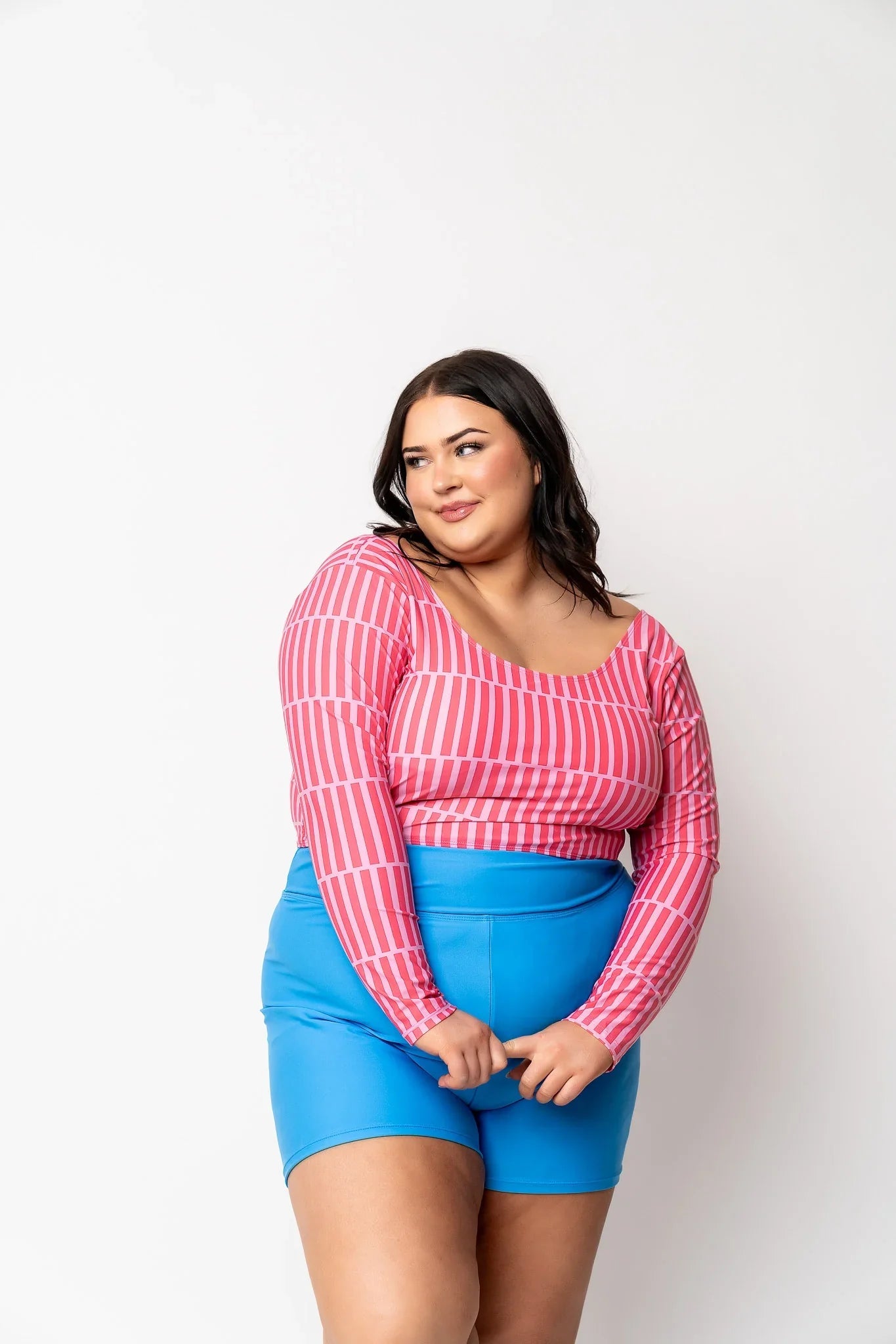  Surfer Top | Pink Stripe
