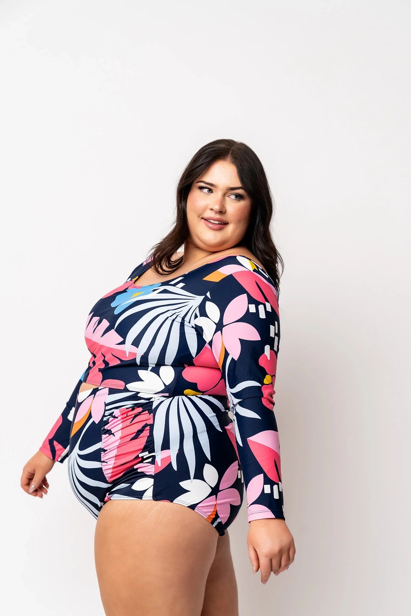  Surfer Top | Blue Wave Floral
