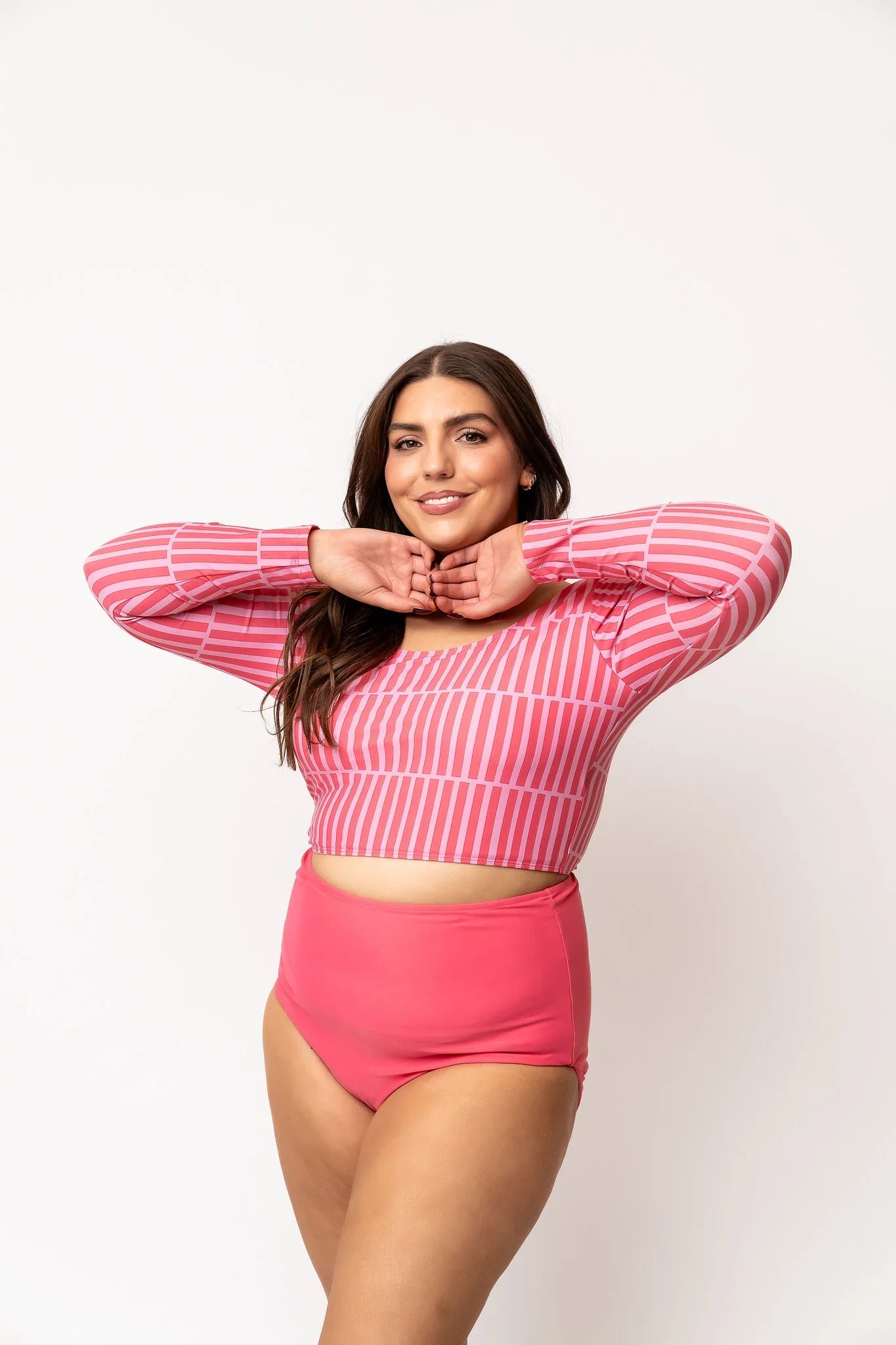  Surfer Top | Pink Stripe