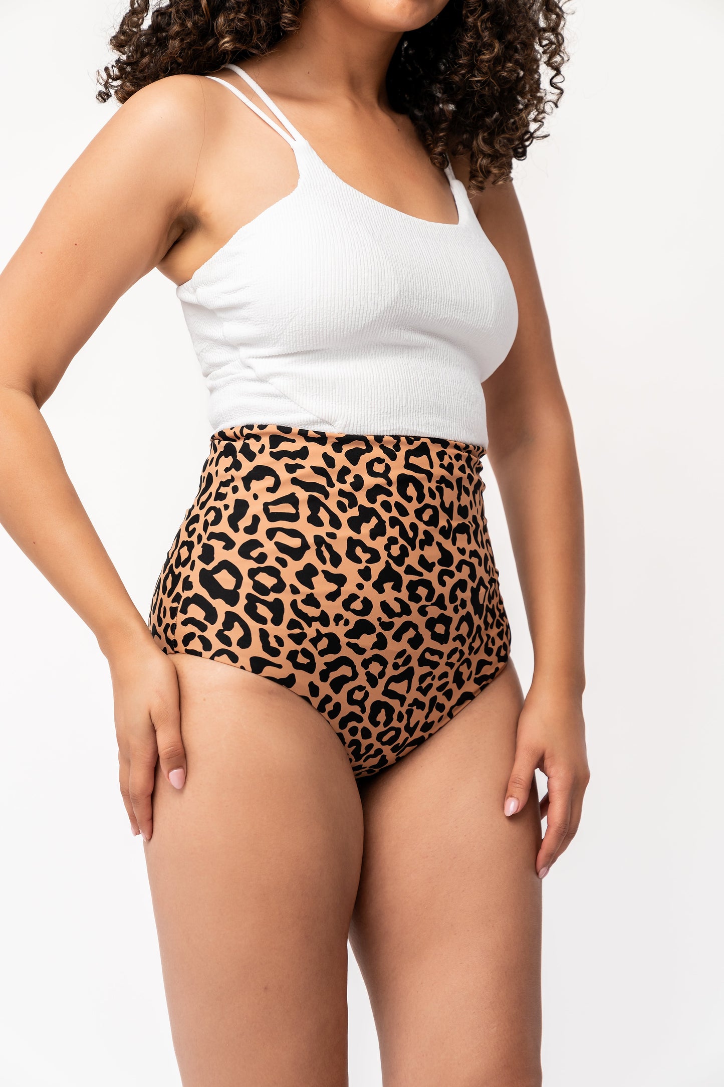  Bali Reversible Bottoms | Black & Leopard Print | Final Sale