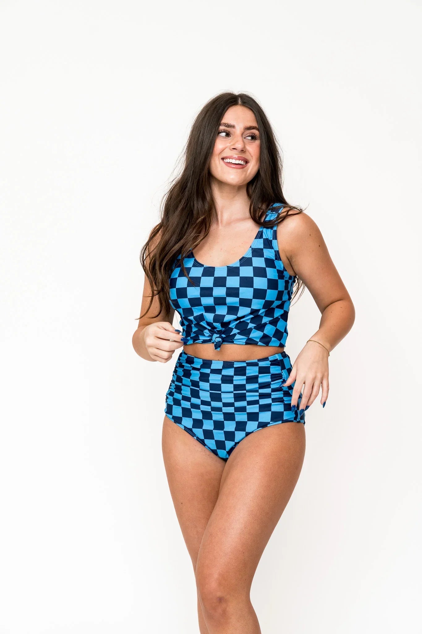  Traveler Top | Blue Check