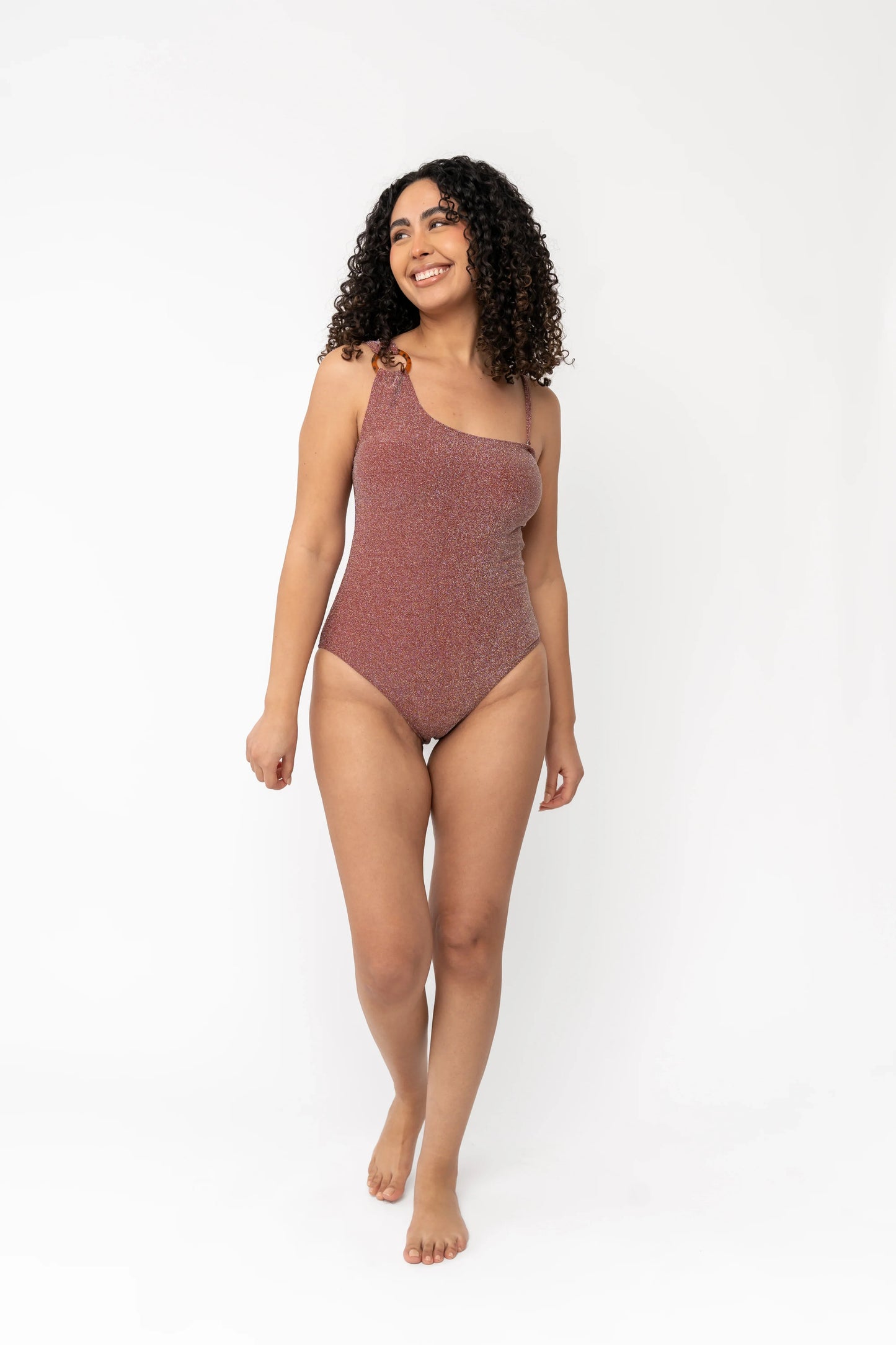  Ripple One Piece | Cranberry Shimmer