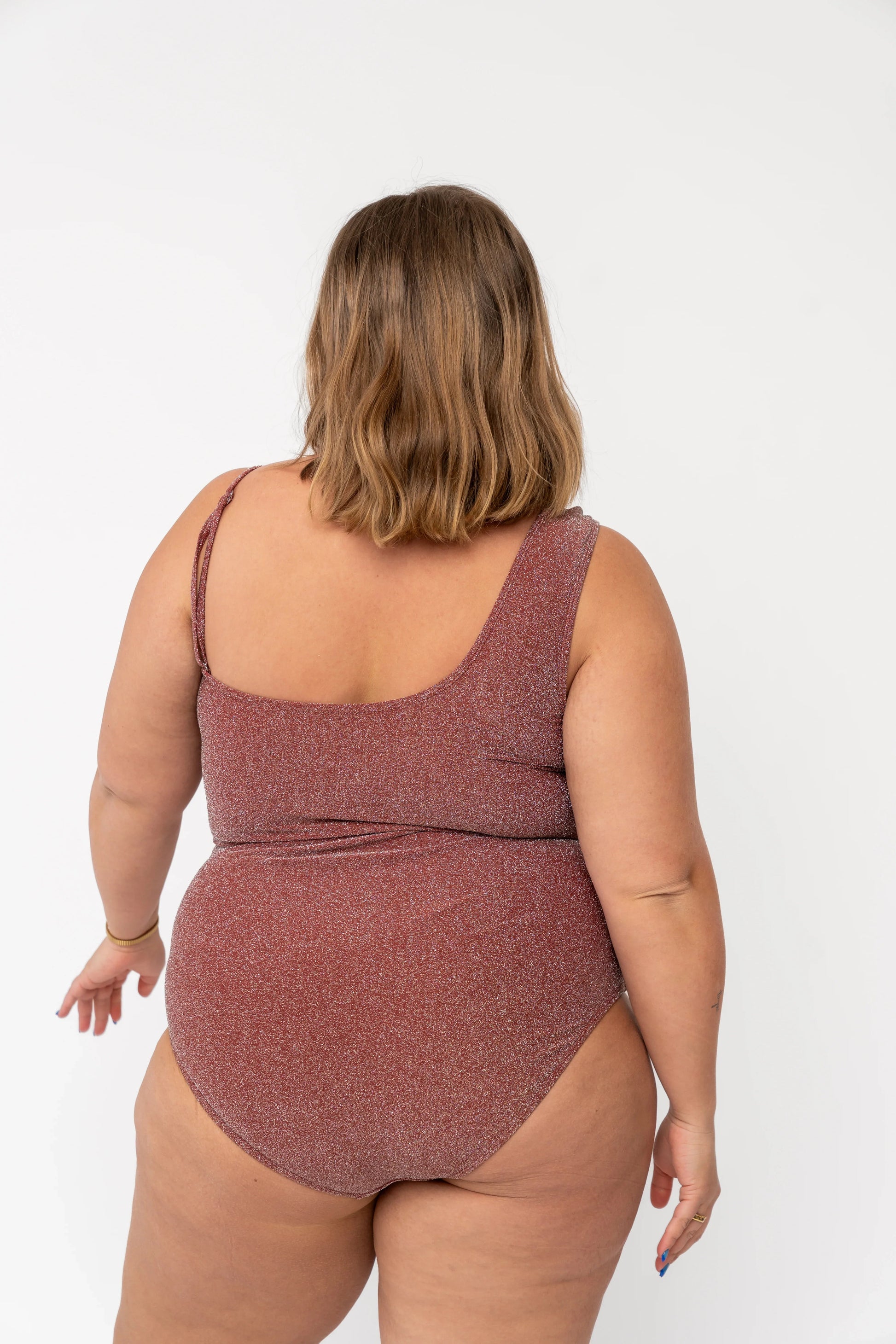  Ripple One Piece | Cranberry Shimmer
