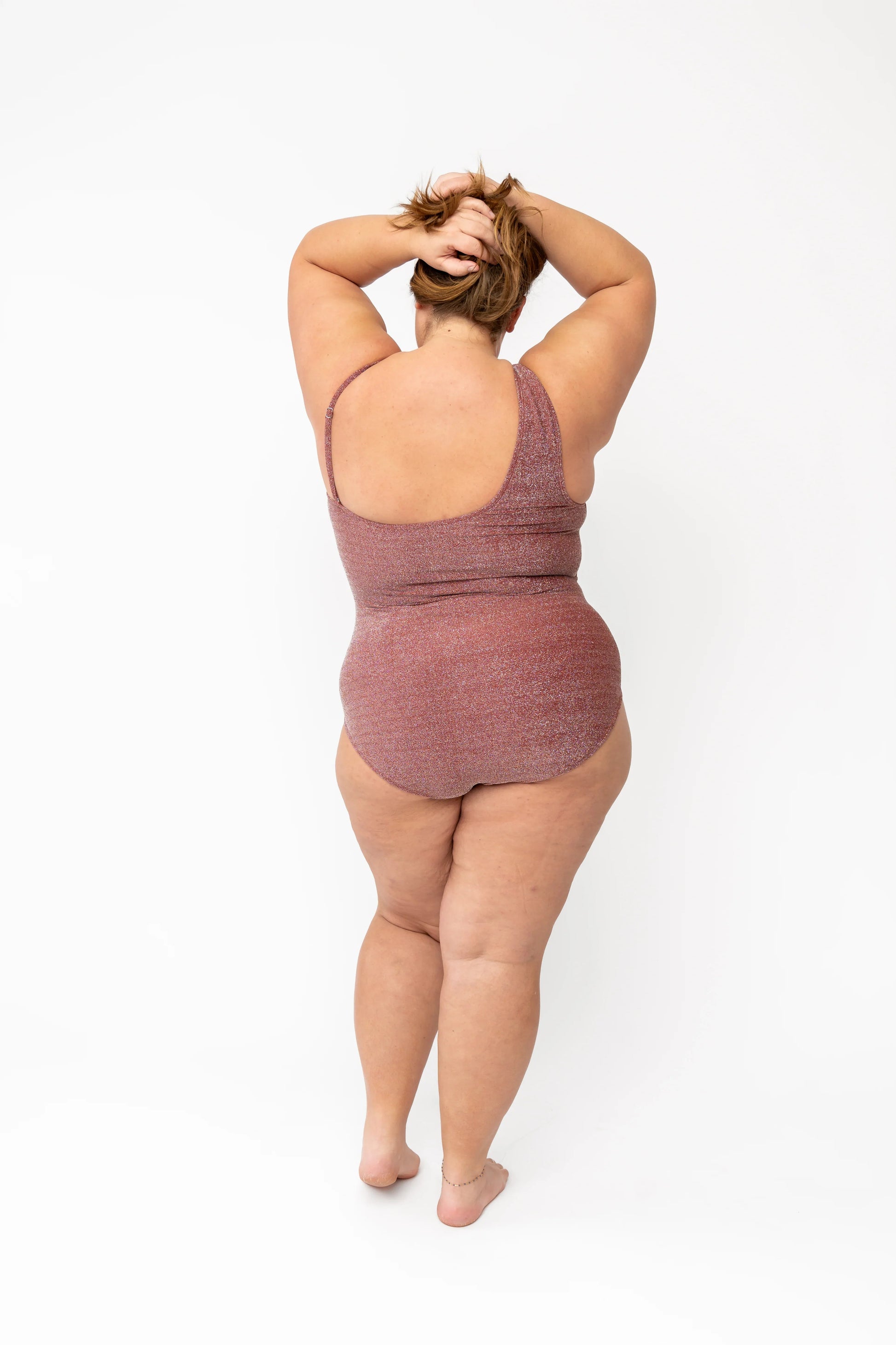  Ripple One Piece | Cranberry Shimmer