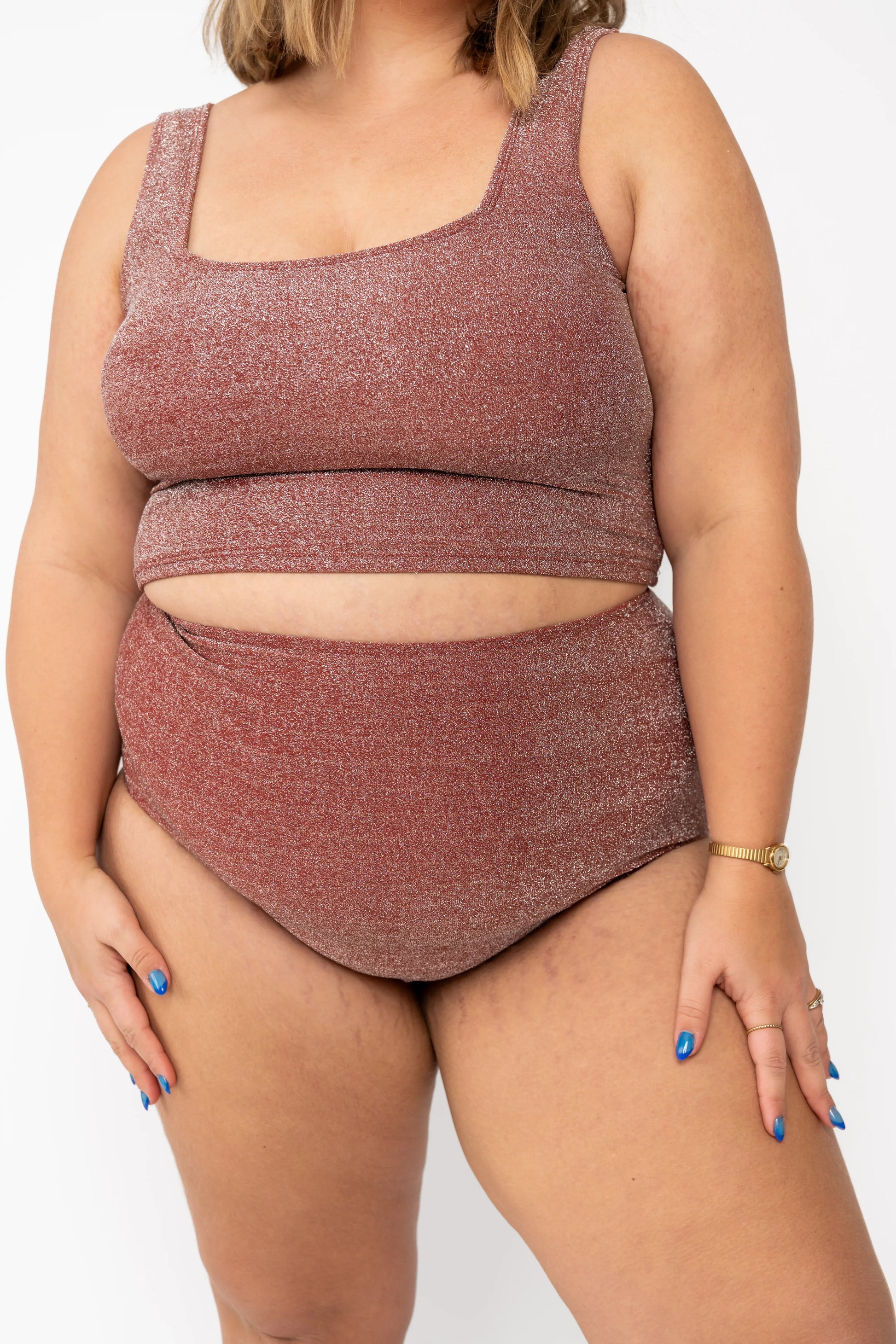  Wave Bottom | Cranberry Shimmer