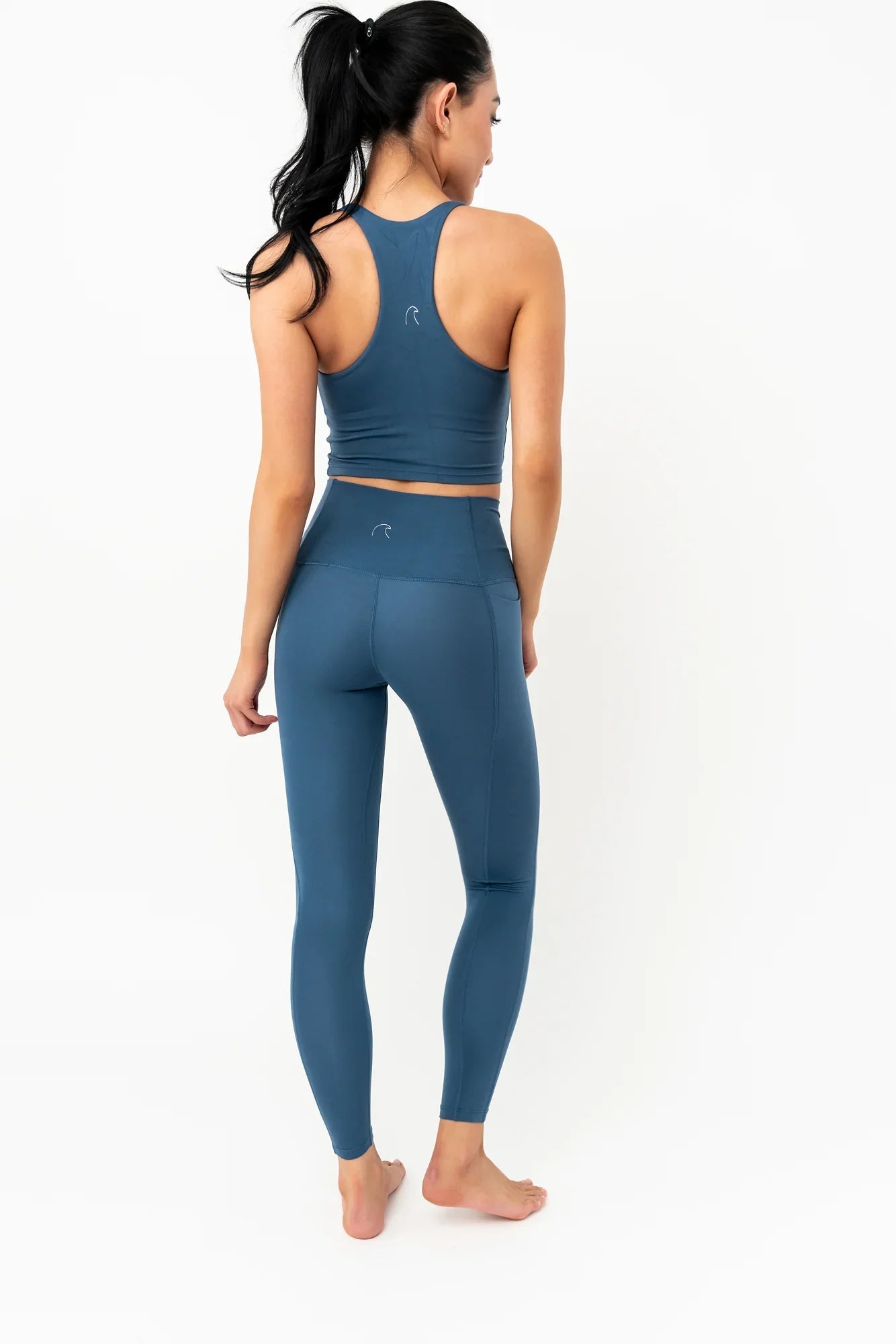  Balance High Waisted Leggings | Deep Blue