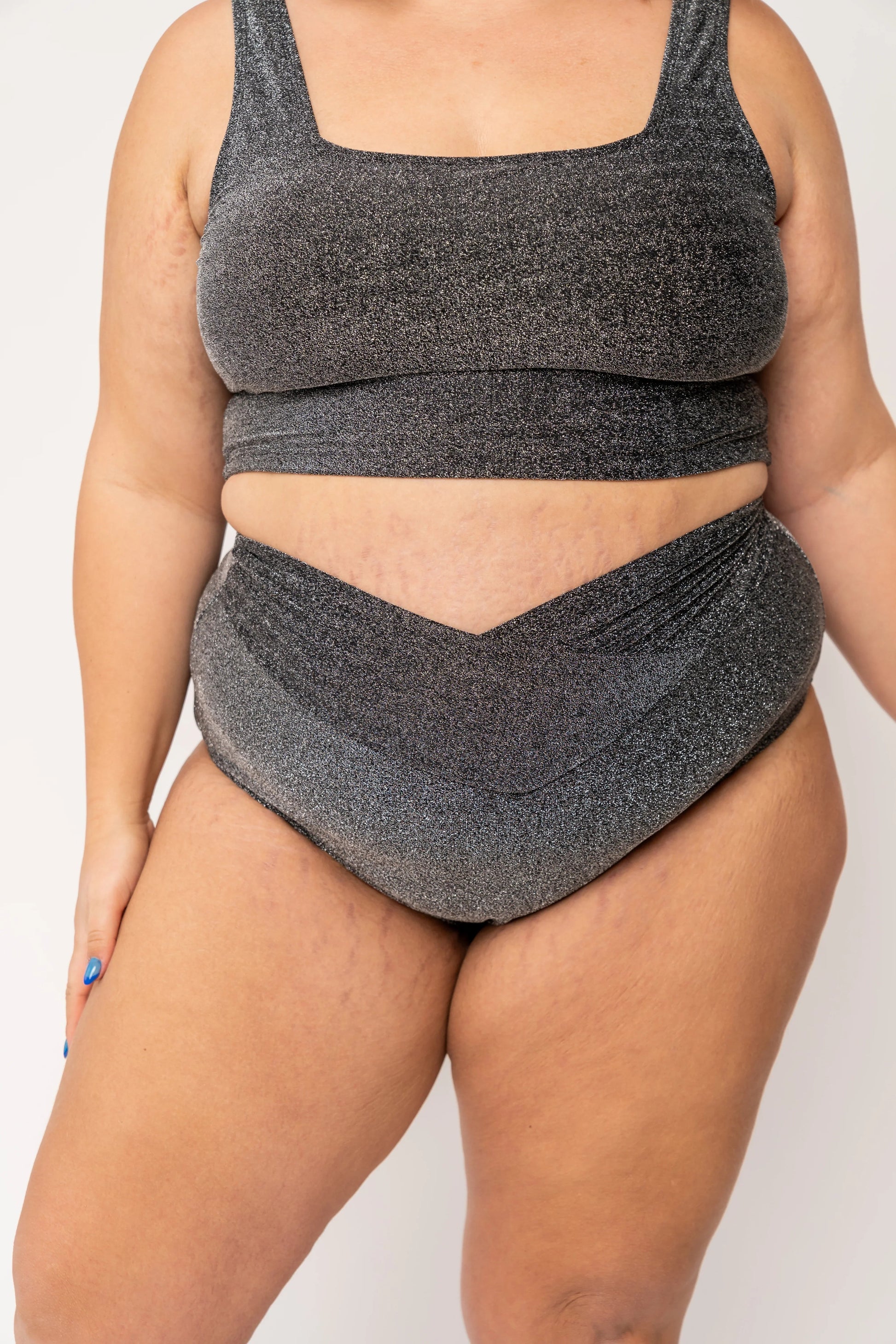  Vacationer Bottom | Black Shimmer