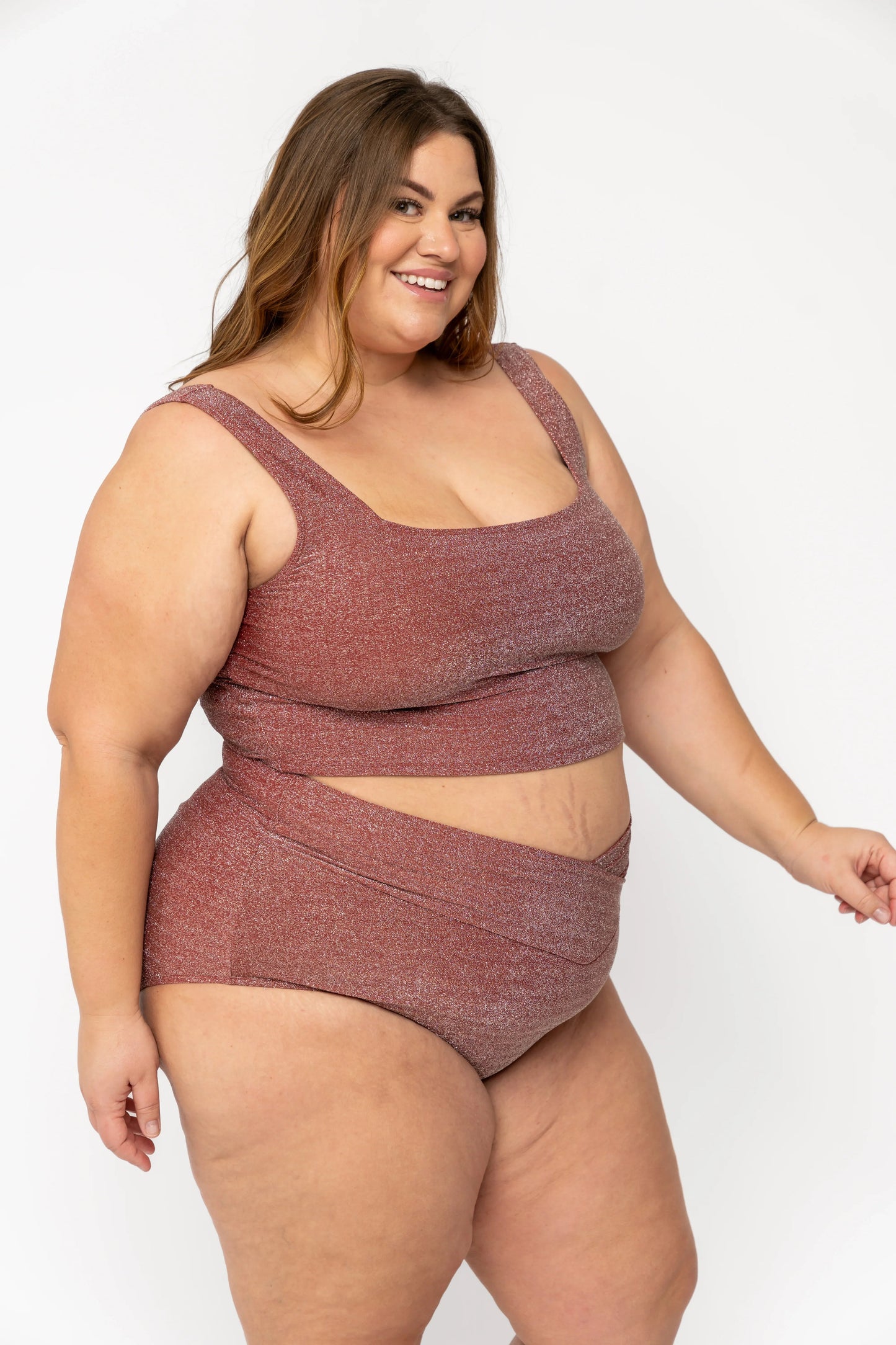  Wave Bottom | Cranberry Shimmer