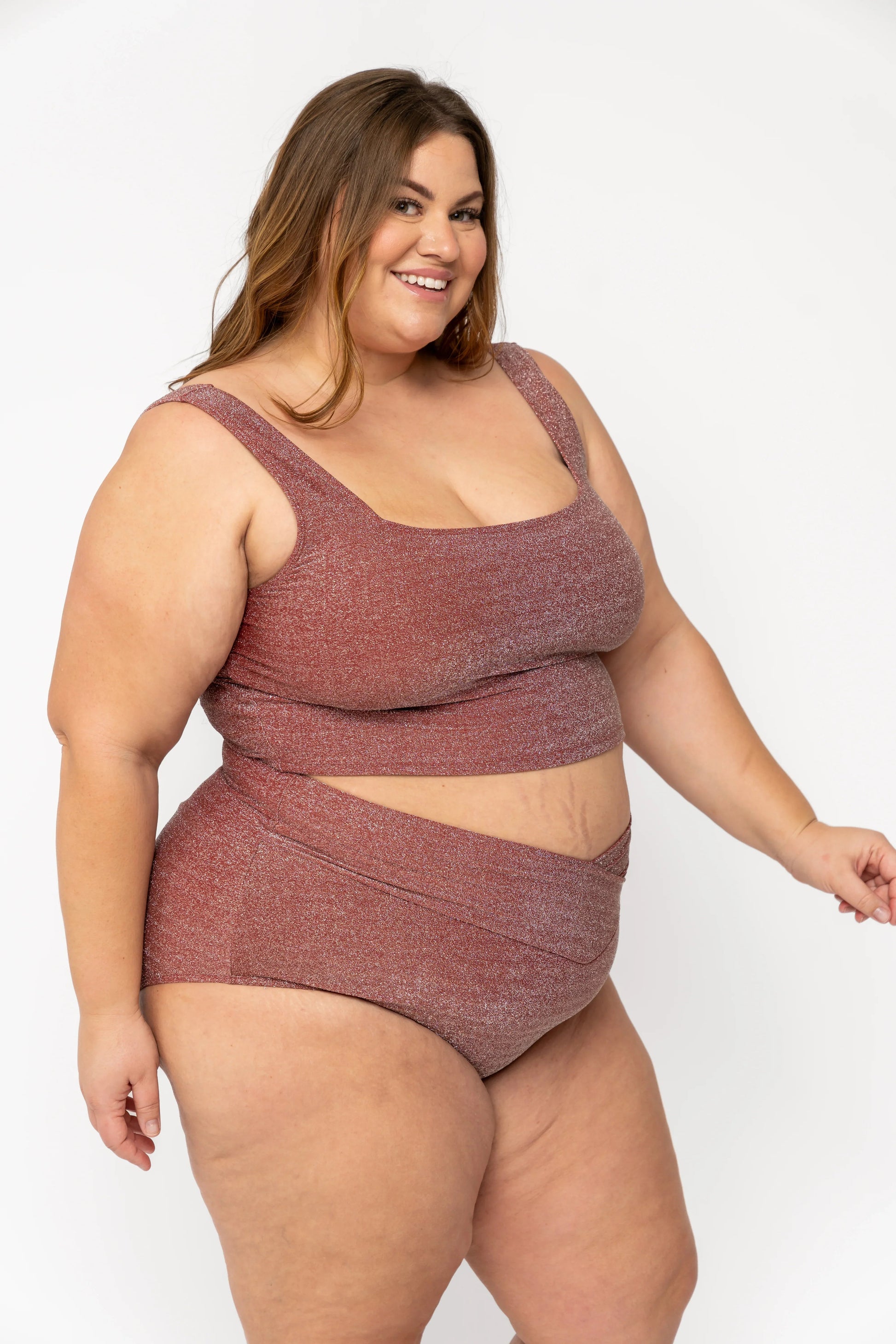 Wave Bottom | Cranberry Shimmer