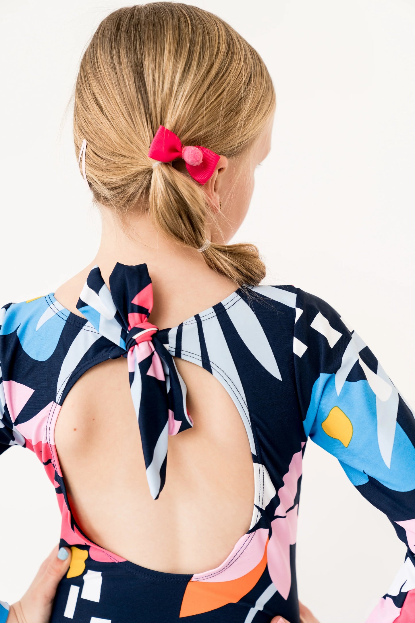  Mini Surfer Girl One Piece | Blue Floral