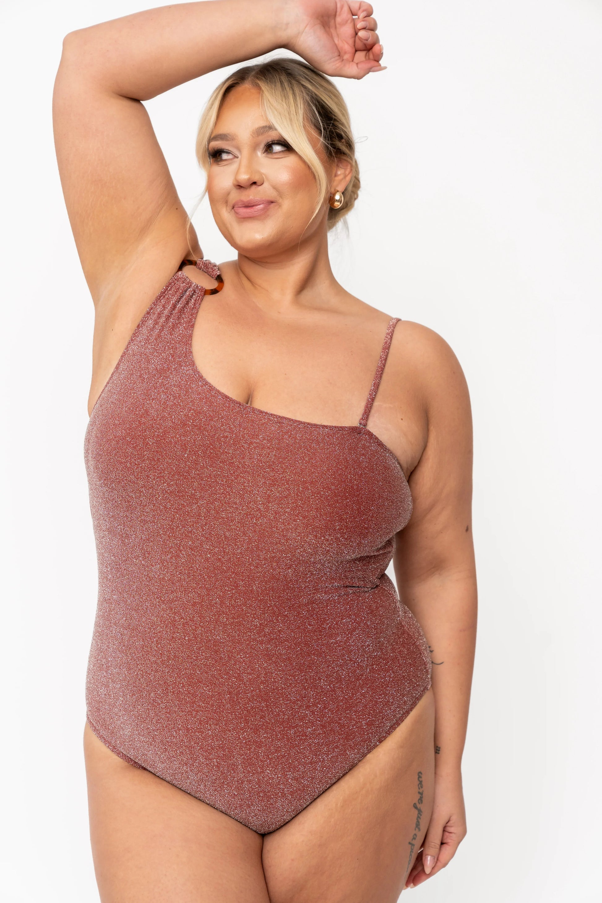  Ripple One Piece | Cranberry Shimmer