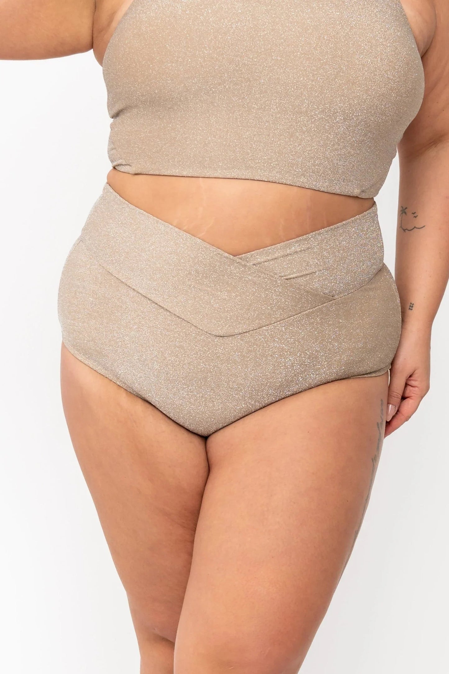  Vacationer Bottom | Champagne Shimmer