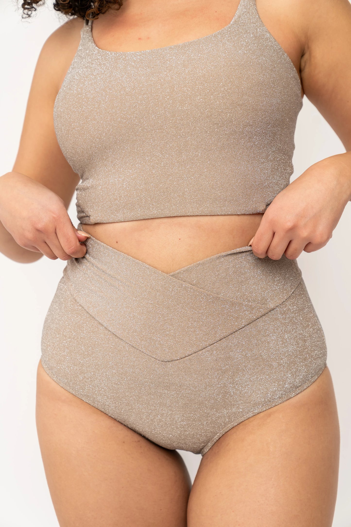  Vacationer Bottom | Champagne Shimmer
