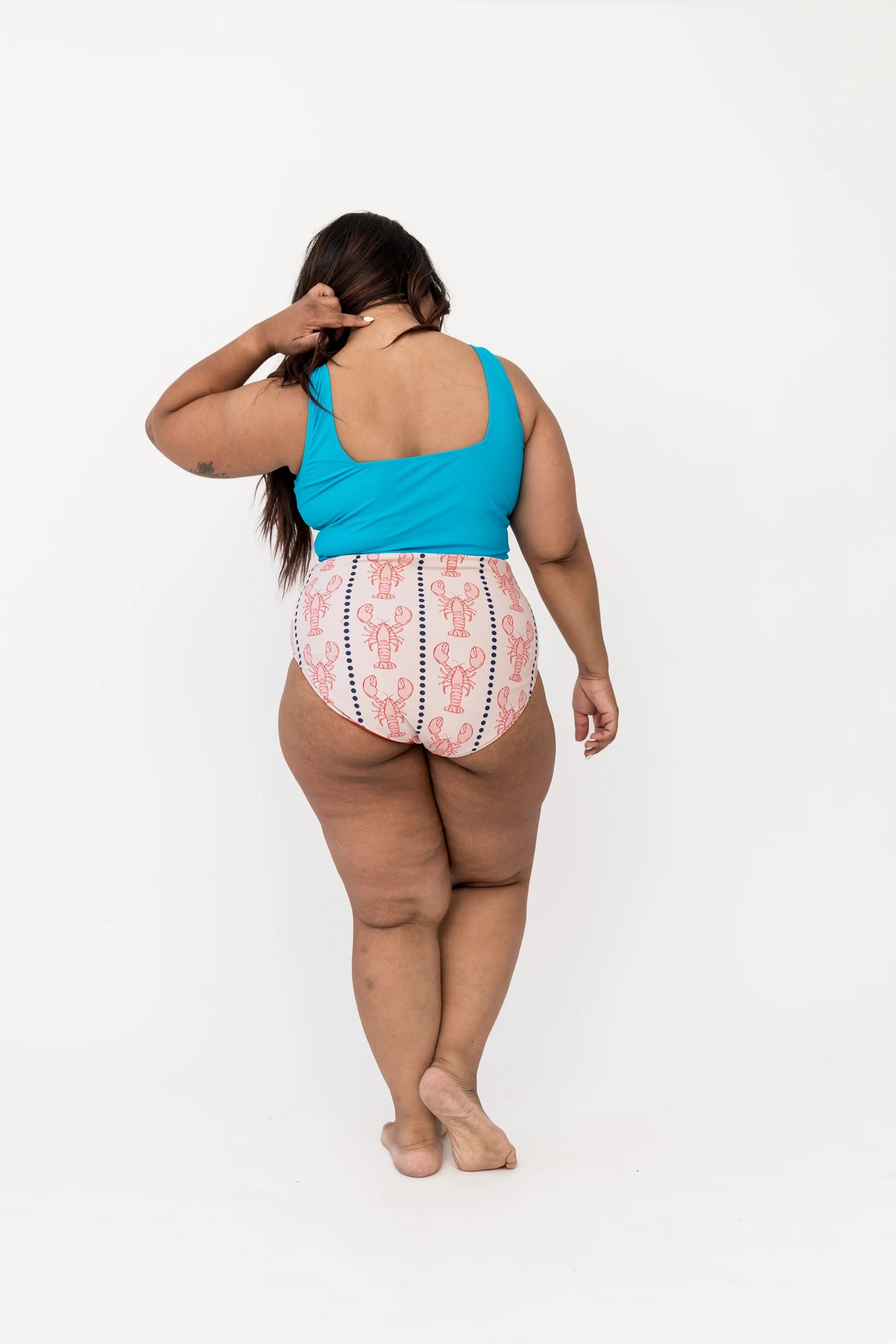  Leisure Reversible Bottom | Nautical Red Lobster