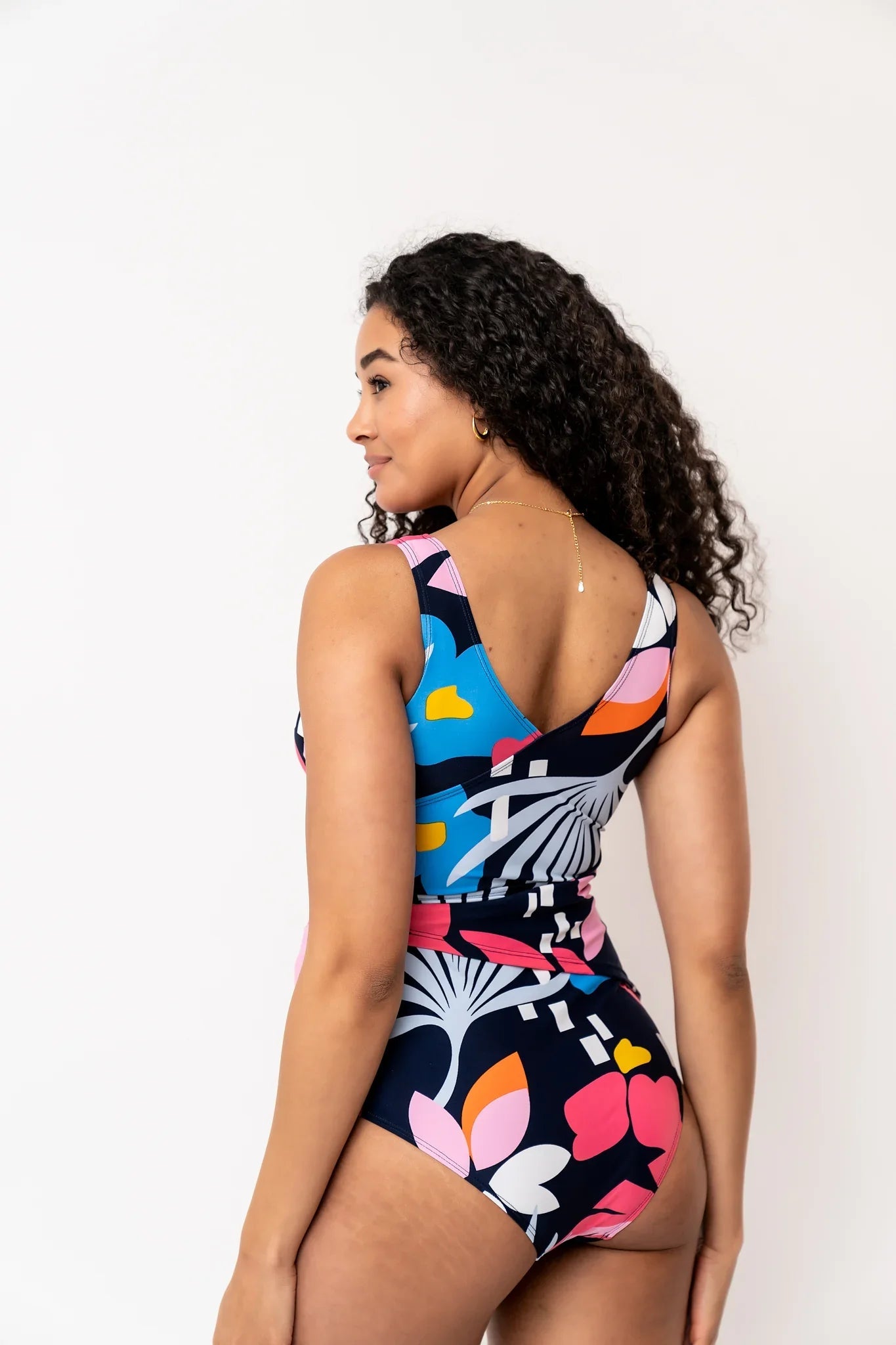  Palm Beach One Piece | Blue Wave Floral