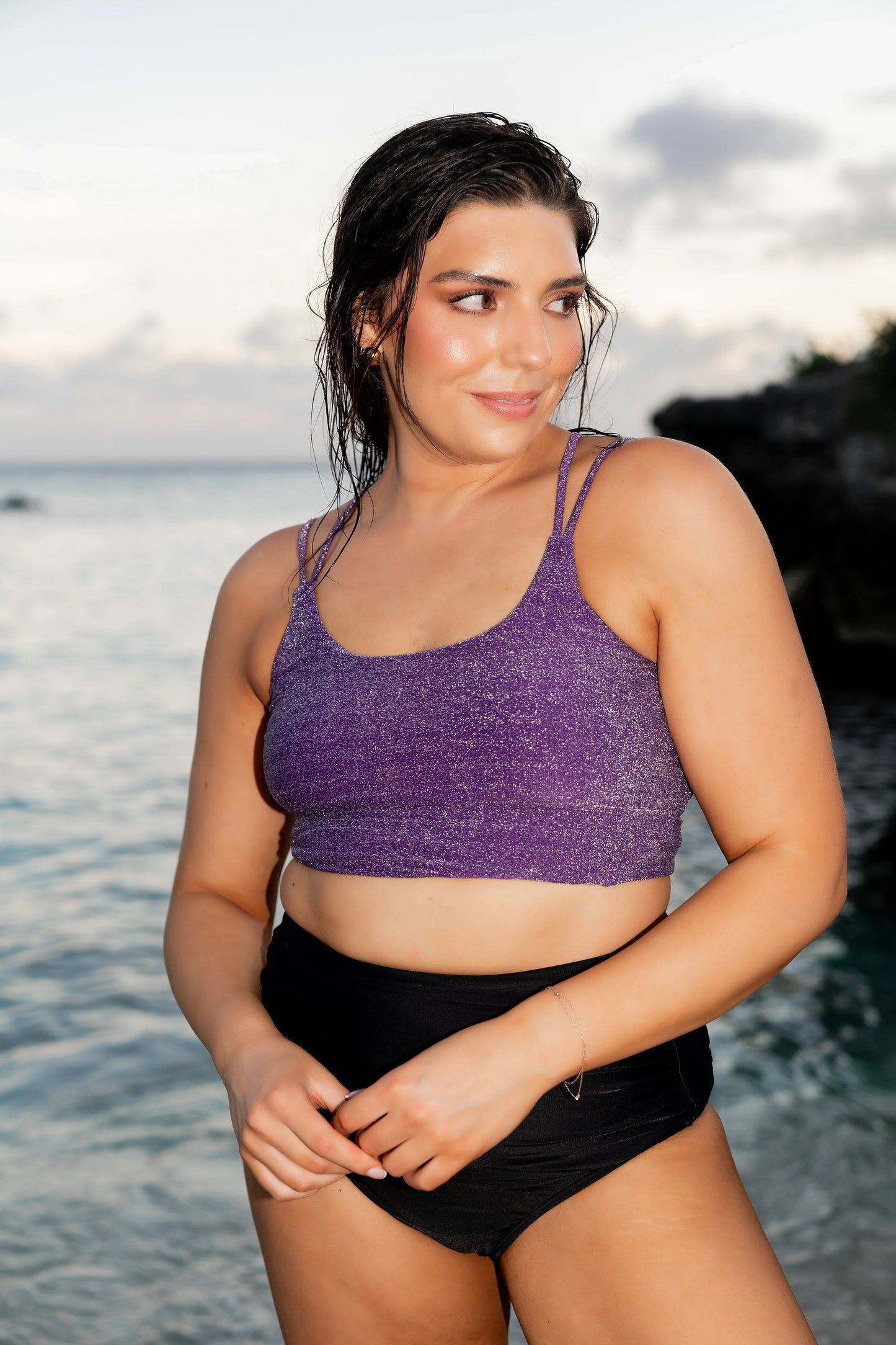  Destination Top | Purple Shimmer