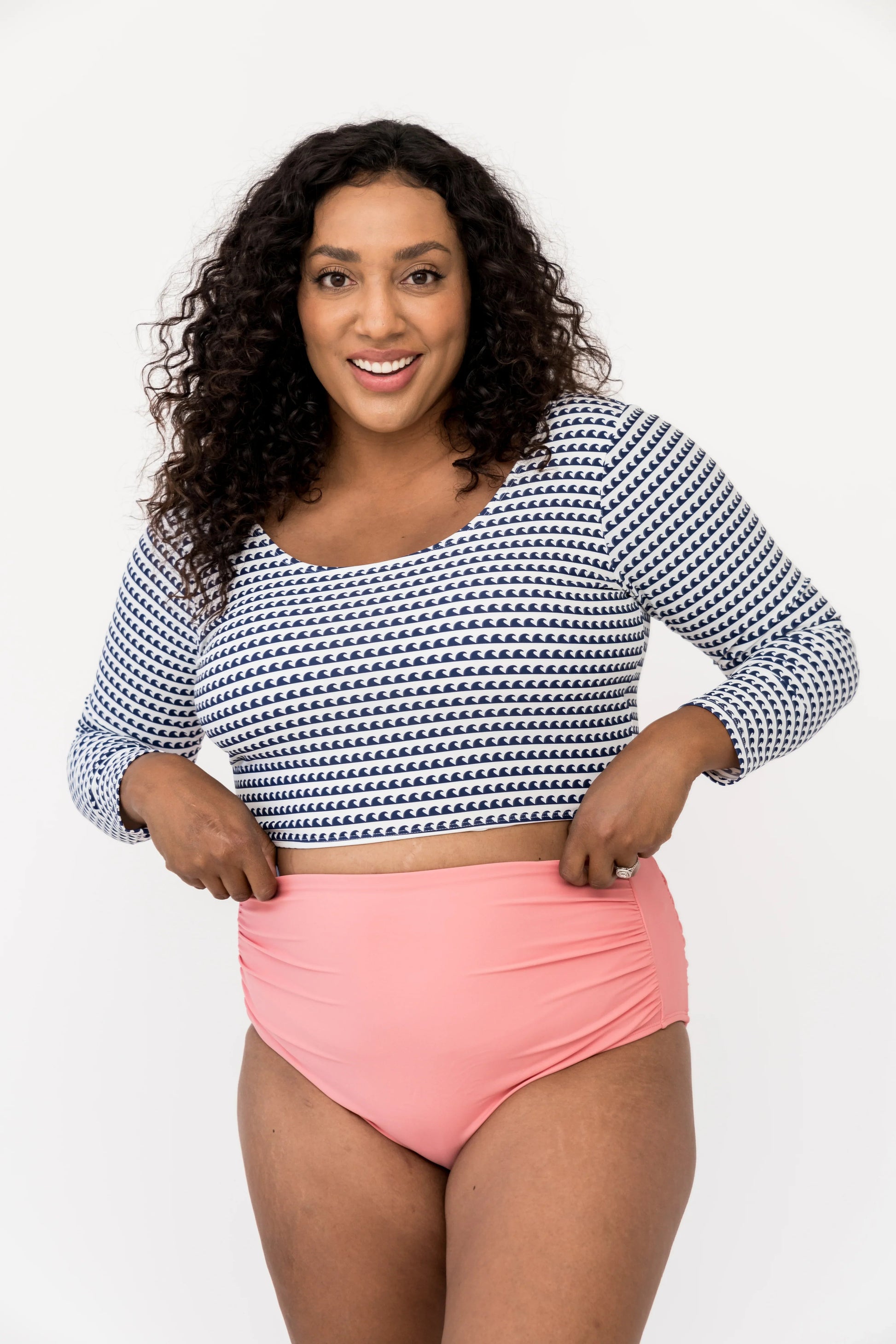  Surfer Top | Navy Wave