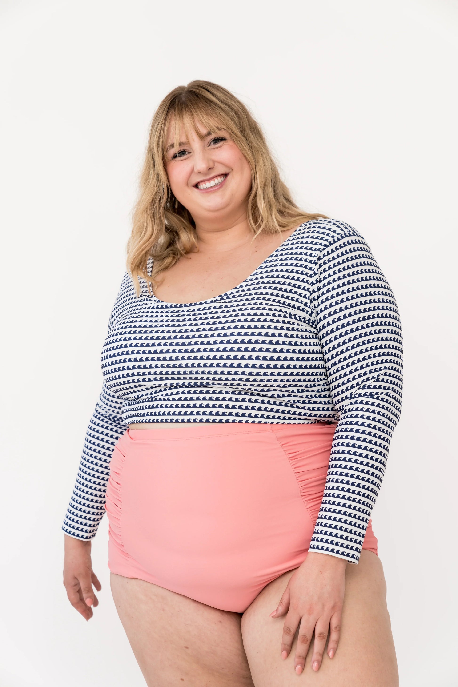  Surfer Top | Navy Wave