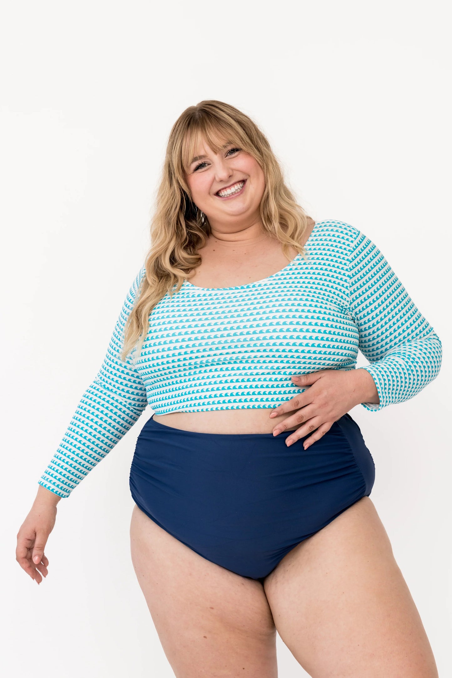  Surfer Top | Aquamarine Wave