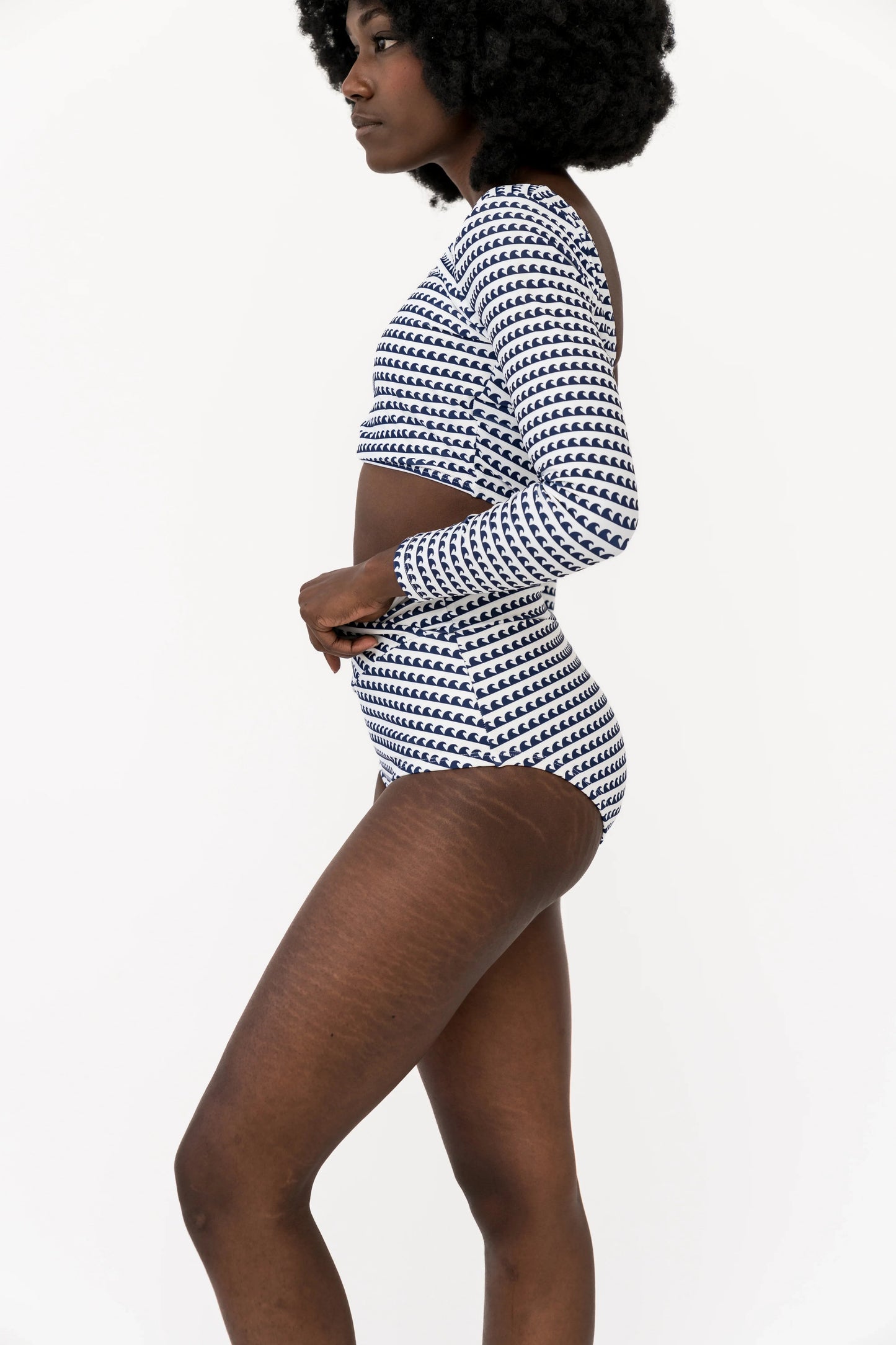  Surfer Top | Navy Wave